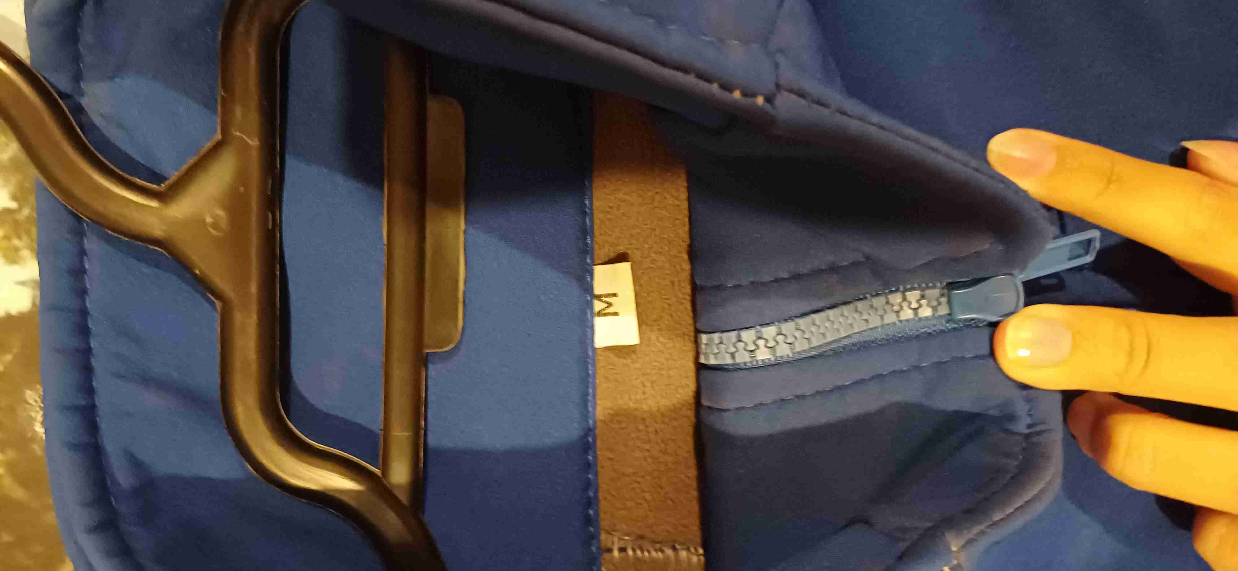 Impermeable azul rey con cierre Talla M - miniatura 3