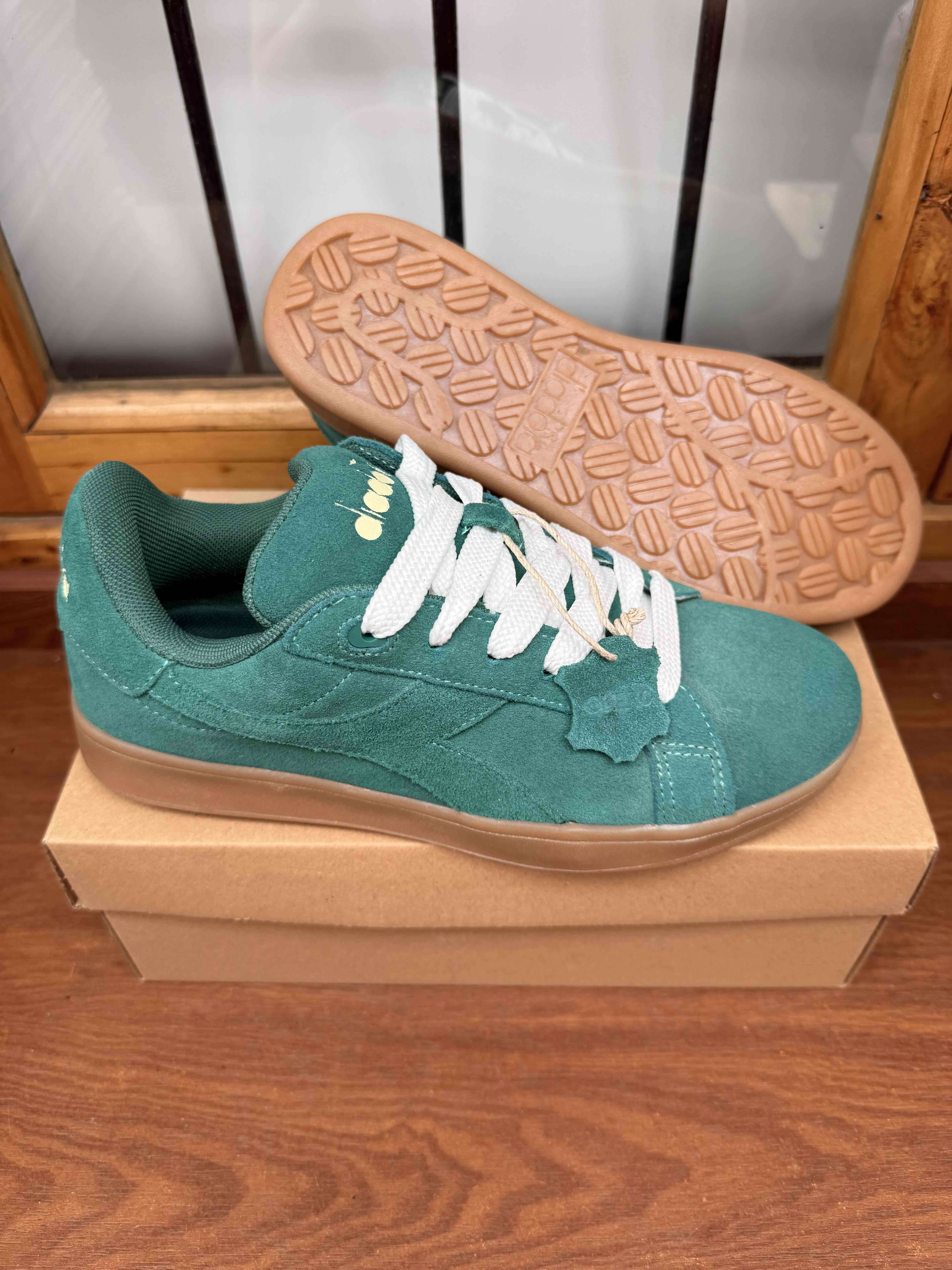 Zapatillas Cuero verdes - miniatura 1