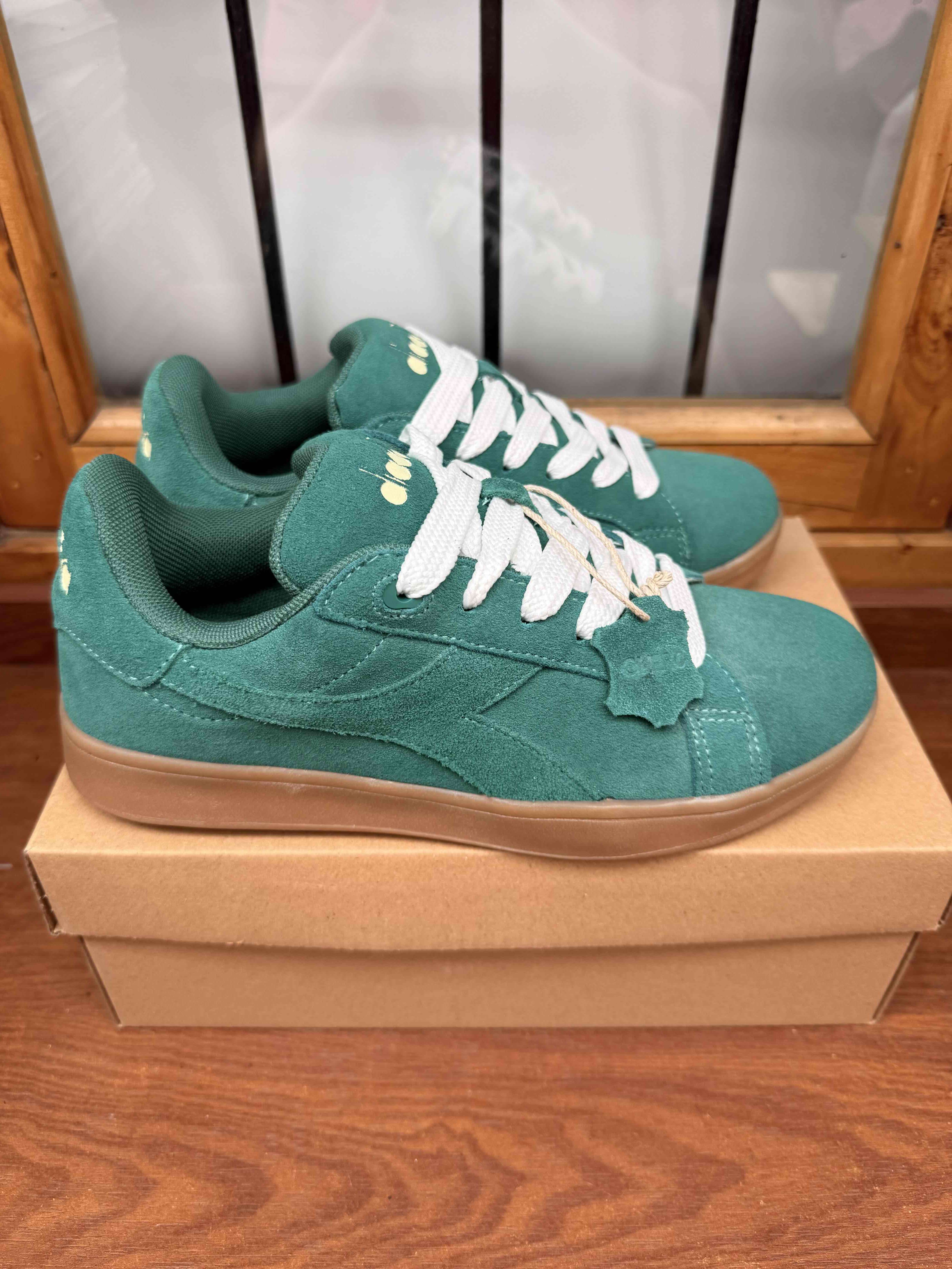 Zapatillas Cuero verdes - miniatura 5