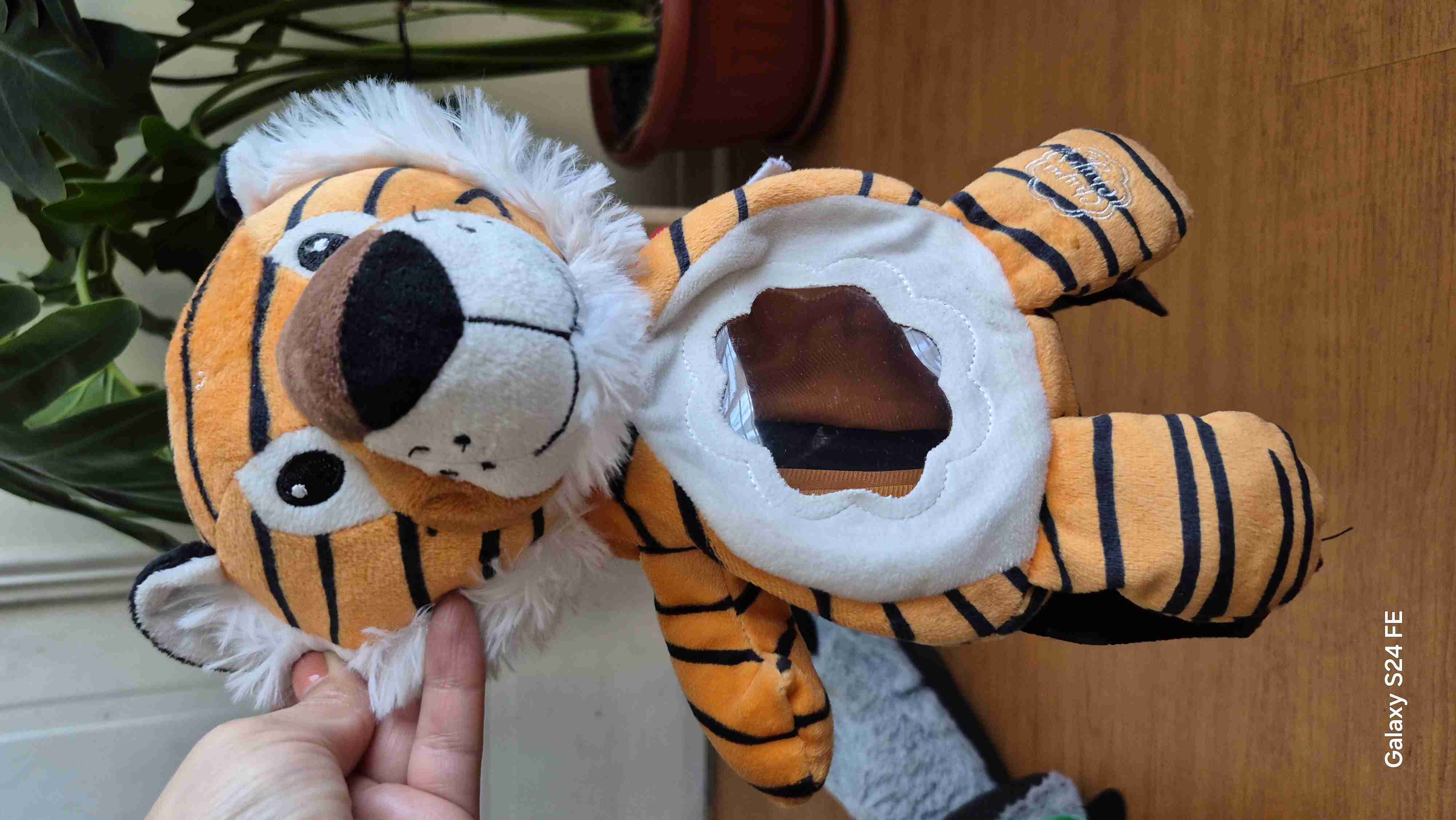 Juguete de peluche arlequín colorido - miniatura 4