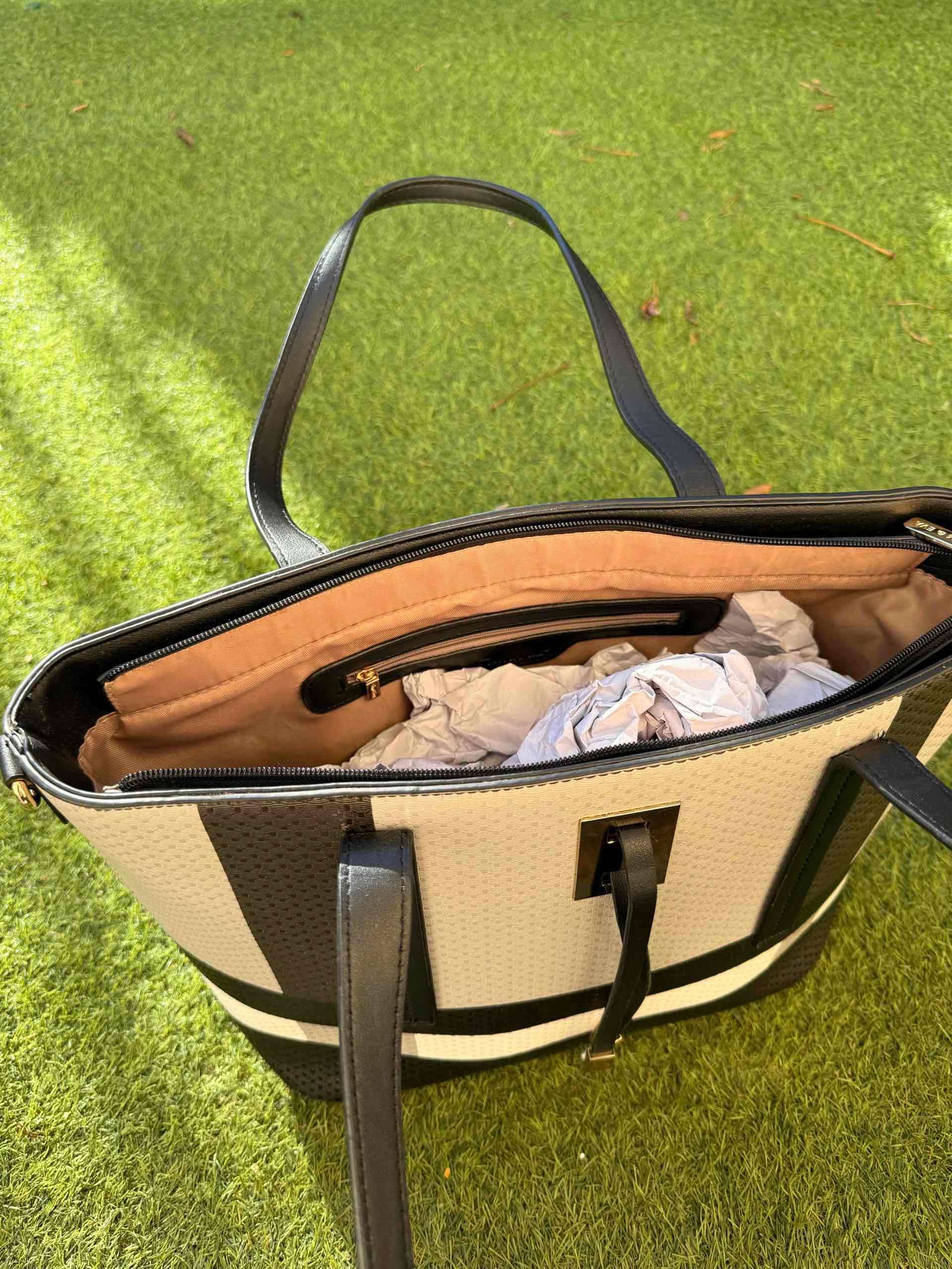 Cartera grande gris - miniatura 5