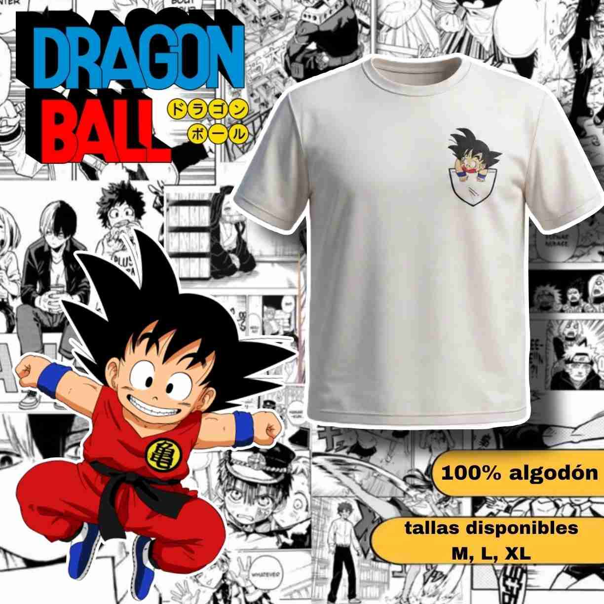 Polera Goku Dragon Ball - miniatura 3