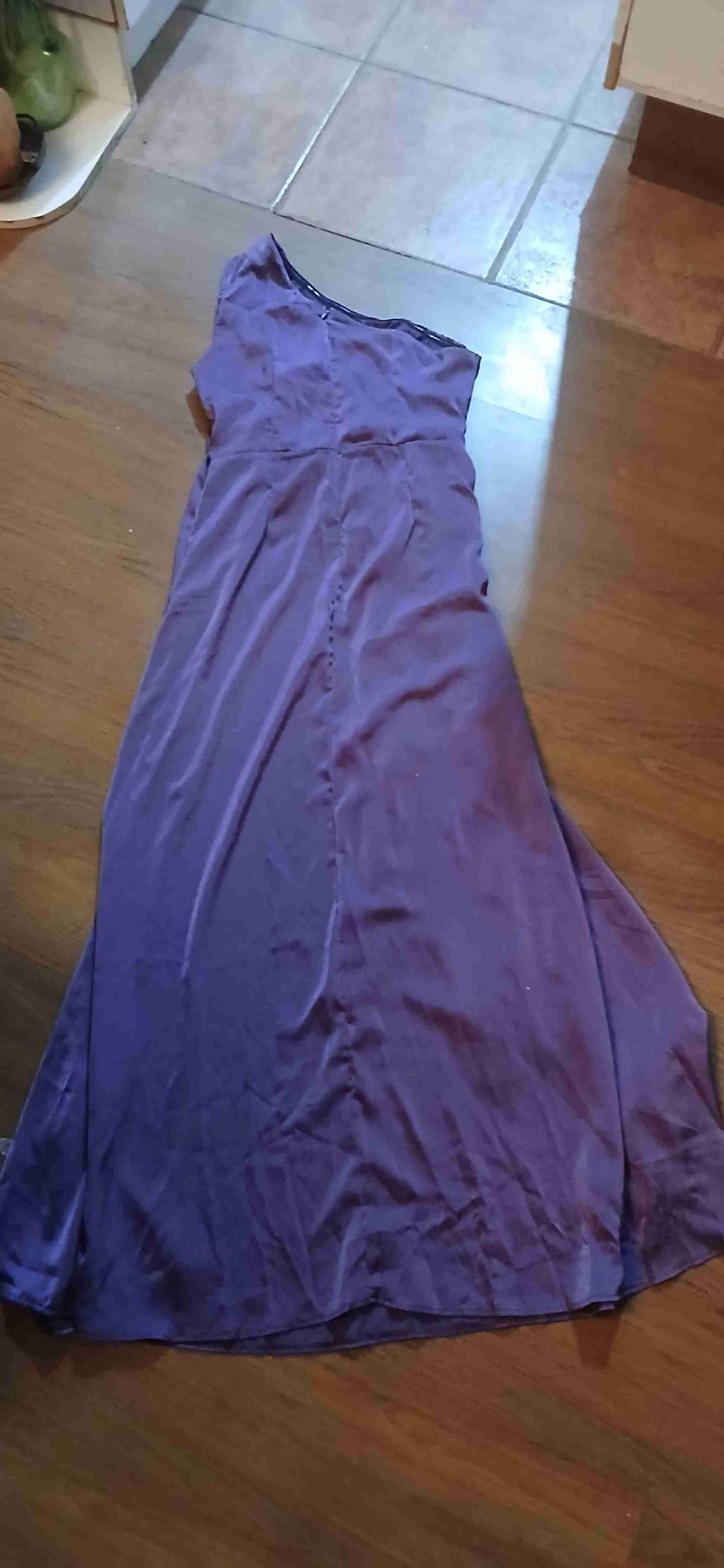 Vestidos largo morado elegante - miniatura 2