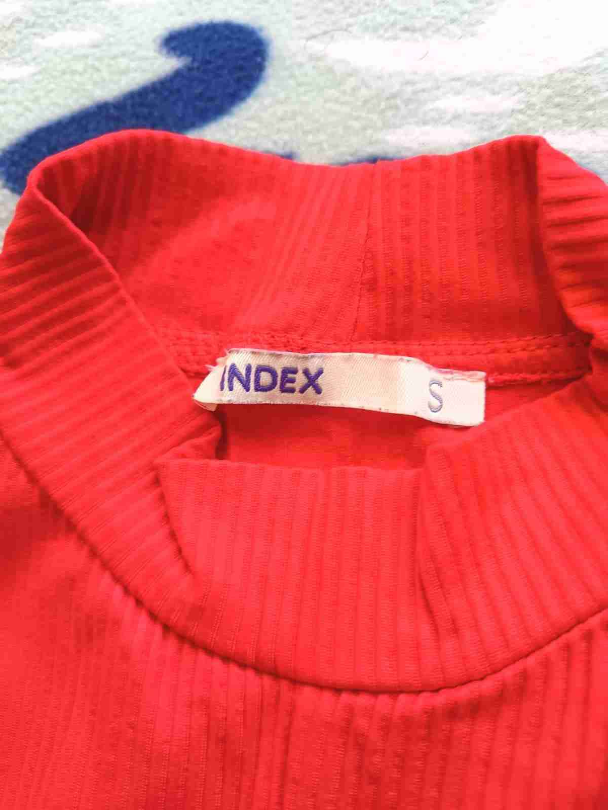 Polera corta sin mangas roja - miniatura 2