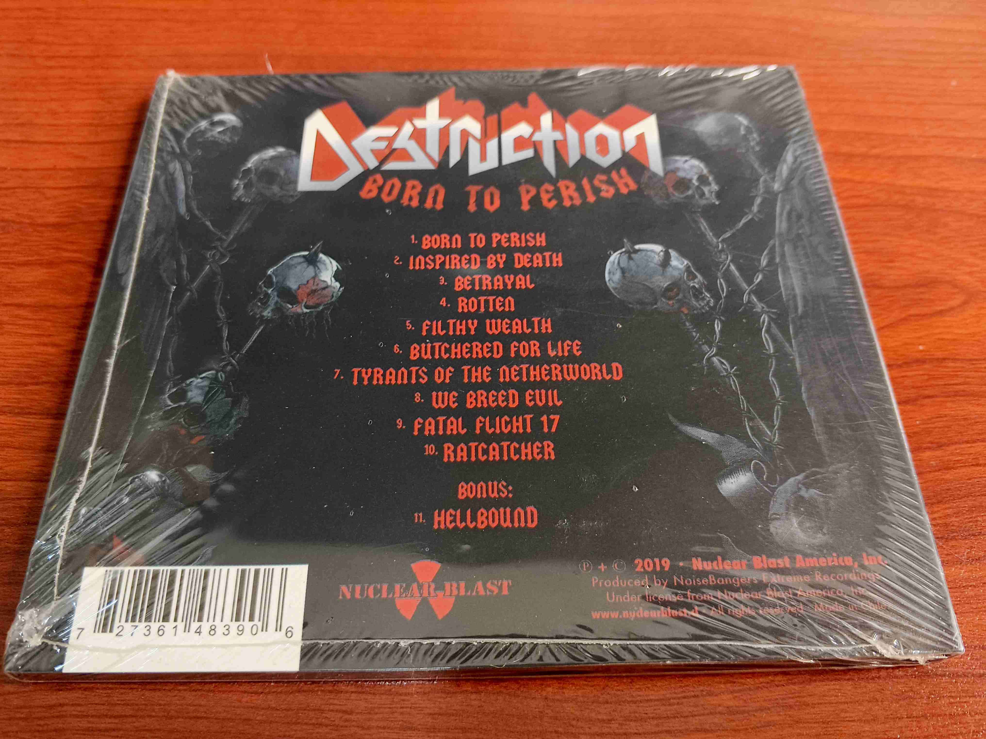 CD Destruction Born to Perish - miniatura 2