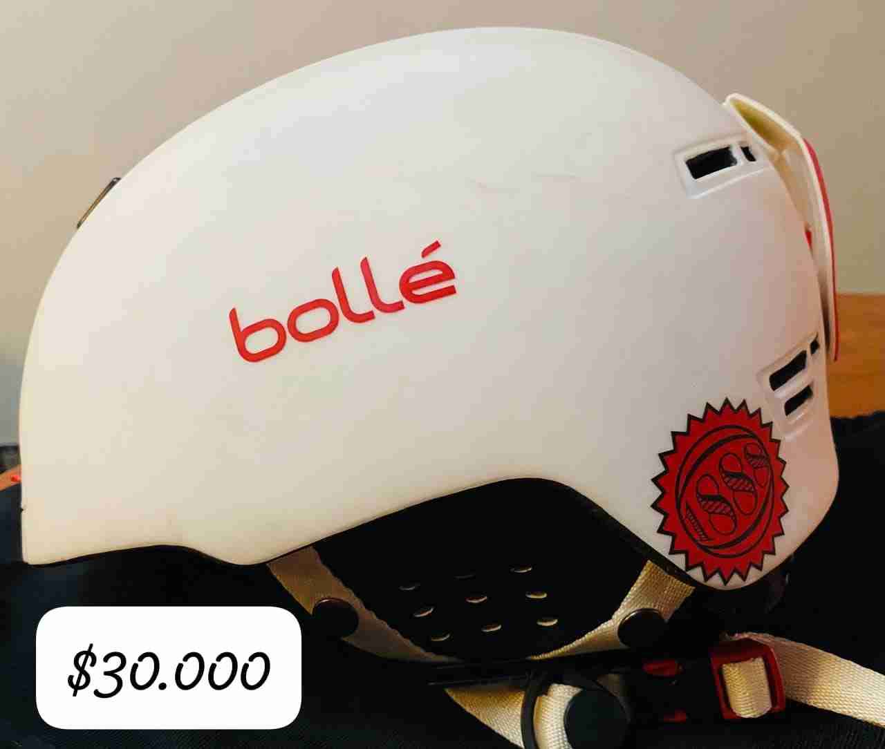 Casco de esquí blanco Bollé