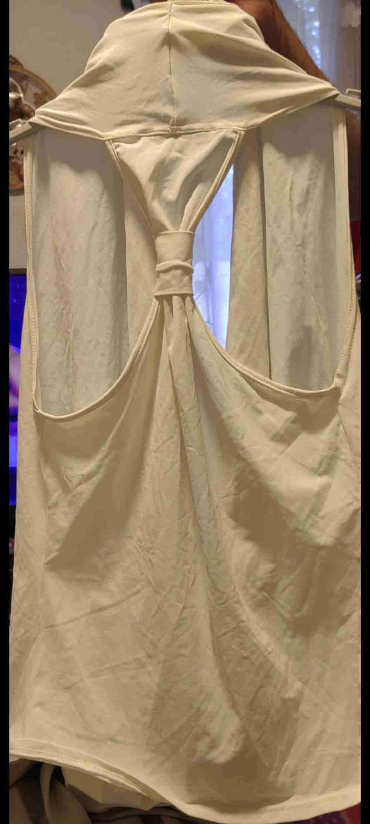 Vestido blanco estilo holgado - miniatura 2