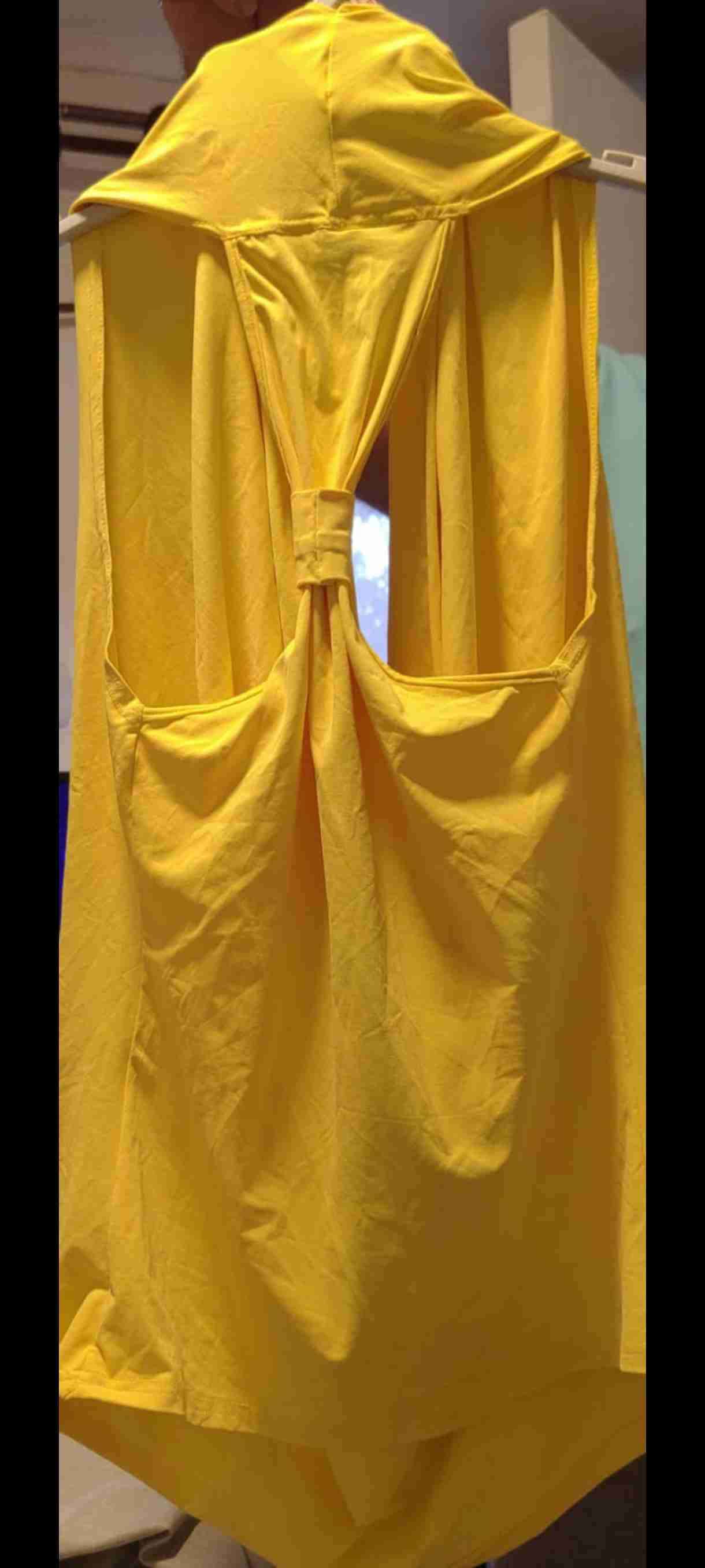 Polera amarillo estilo drapeado - miniatura 2