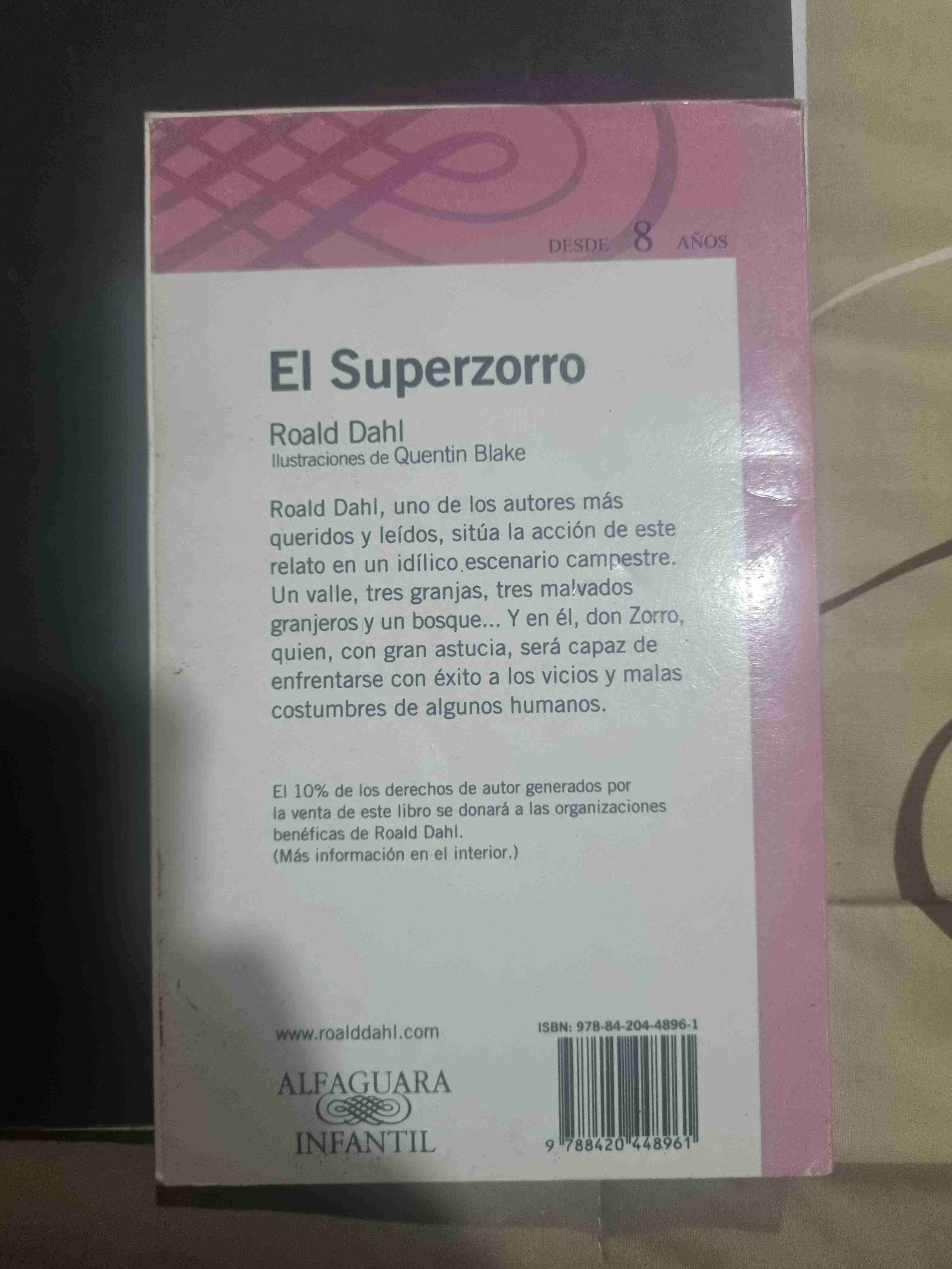Libro El Superzorro Roald Dahl - miniatura 2