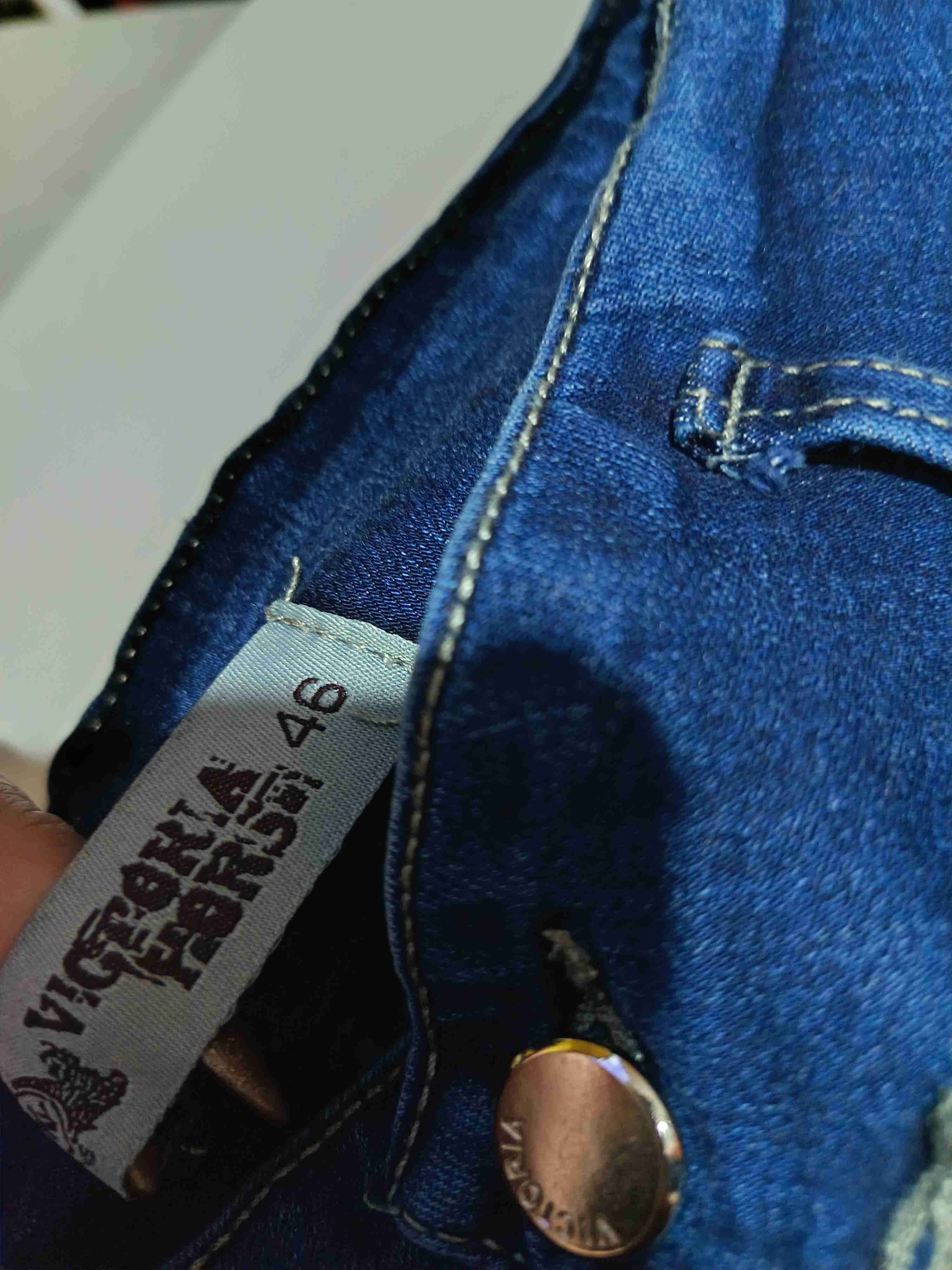 Jeans rectos azul oscuro - miniatura 3