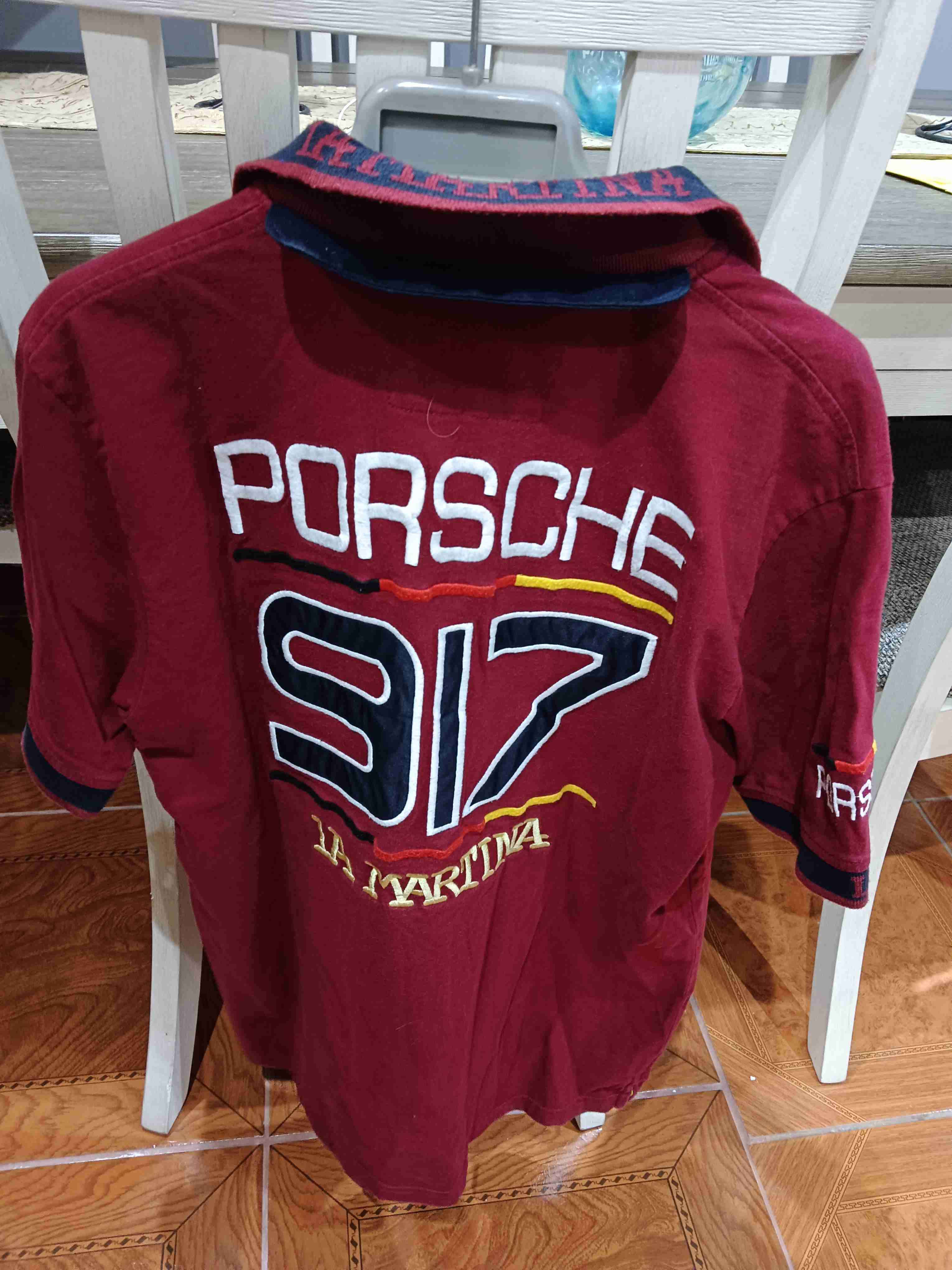 Polera hombre Polo La Martina bordeaux - miniatura 2