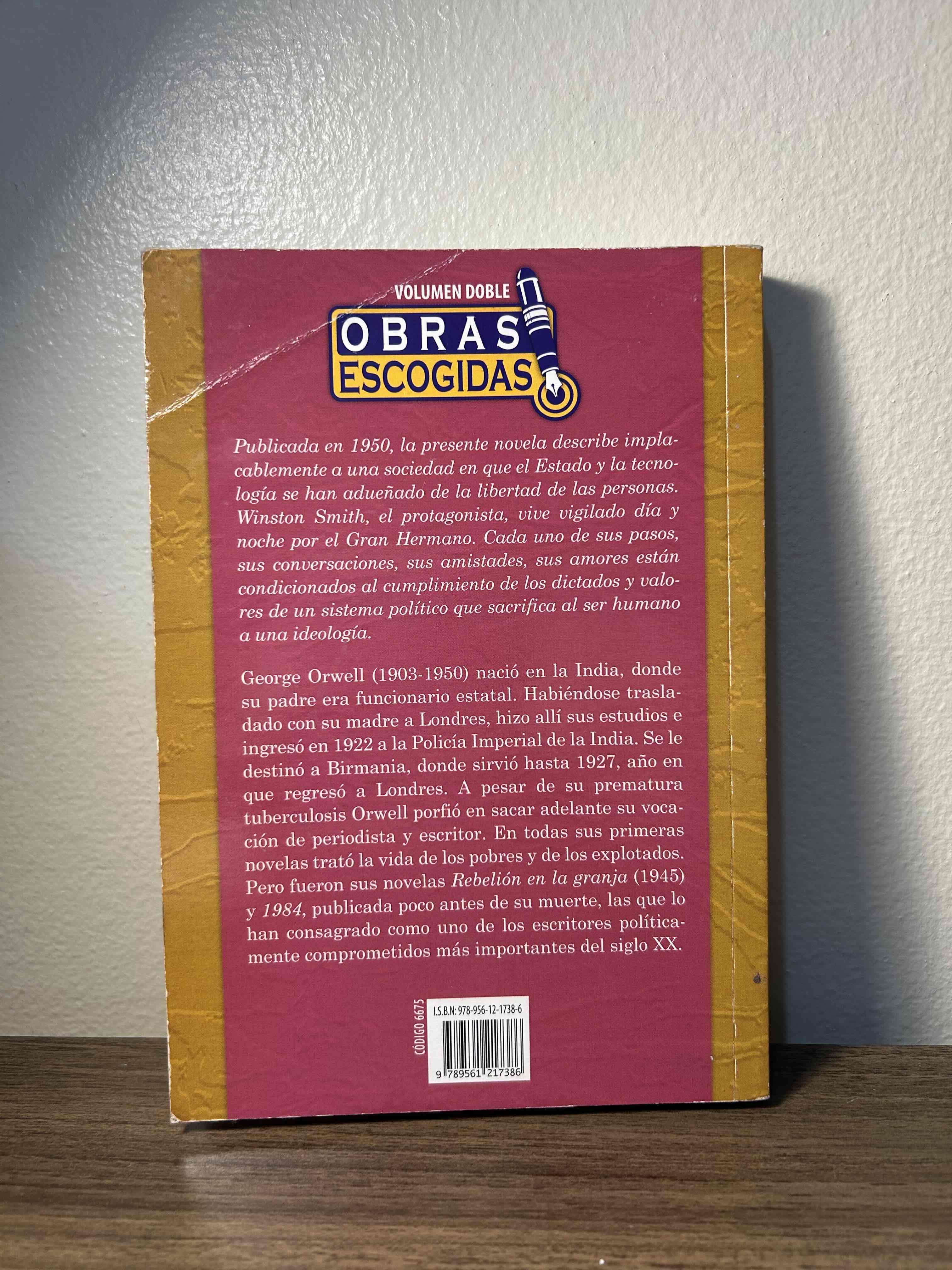 Libro 1984 de George Orwell - miniatura 2