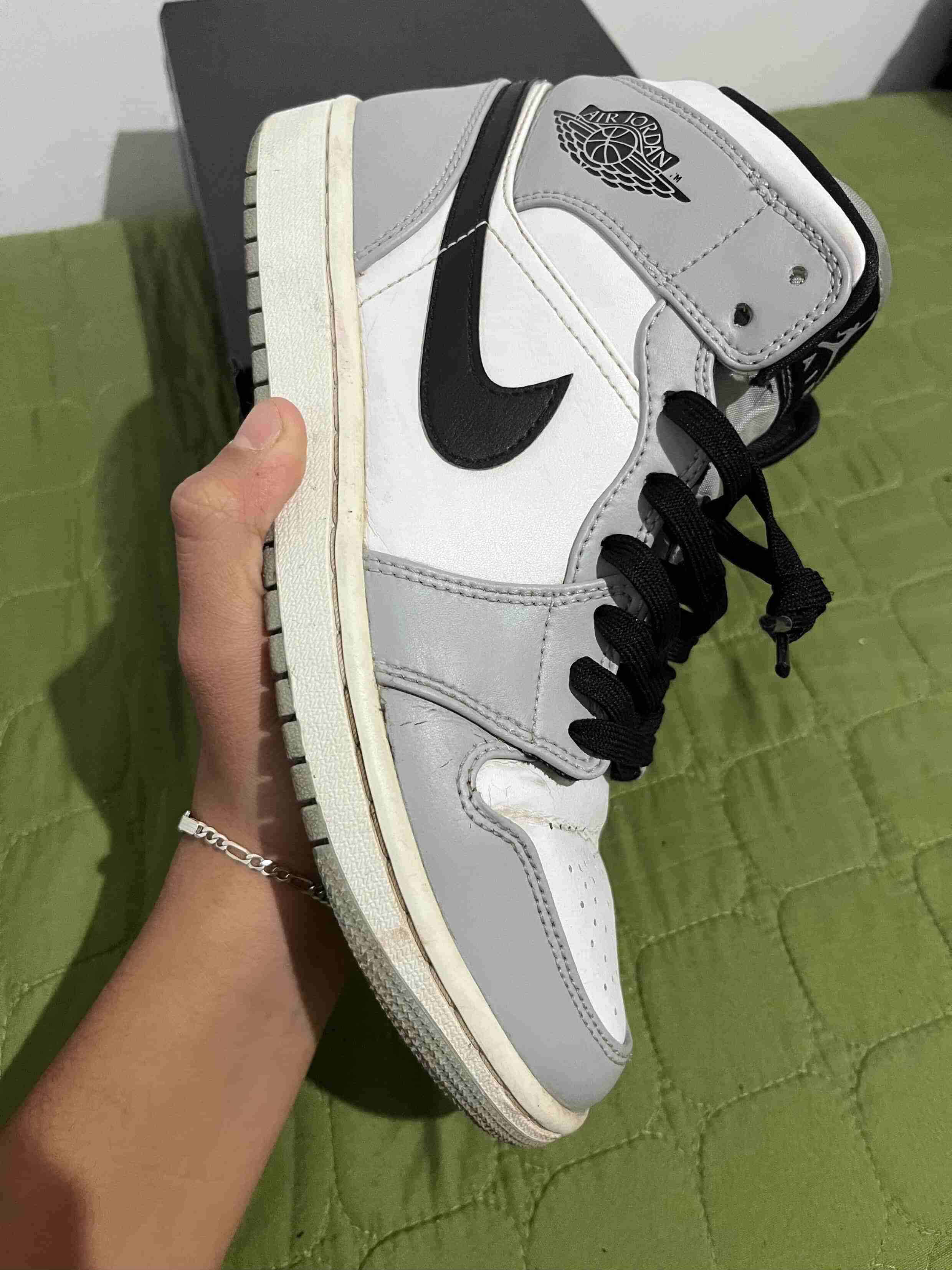 Jordan 1 mid grey smoke - miniatura 1