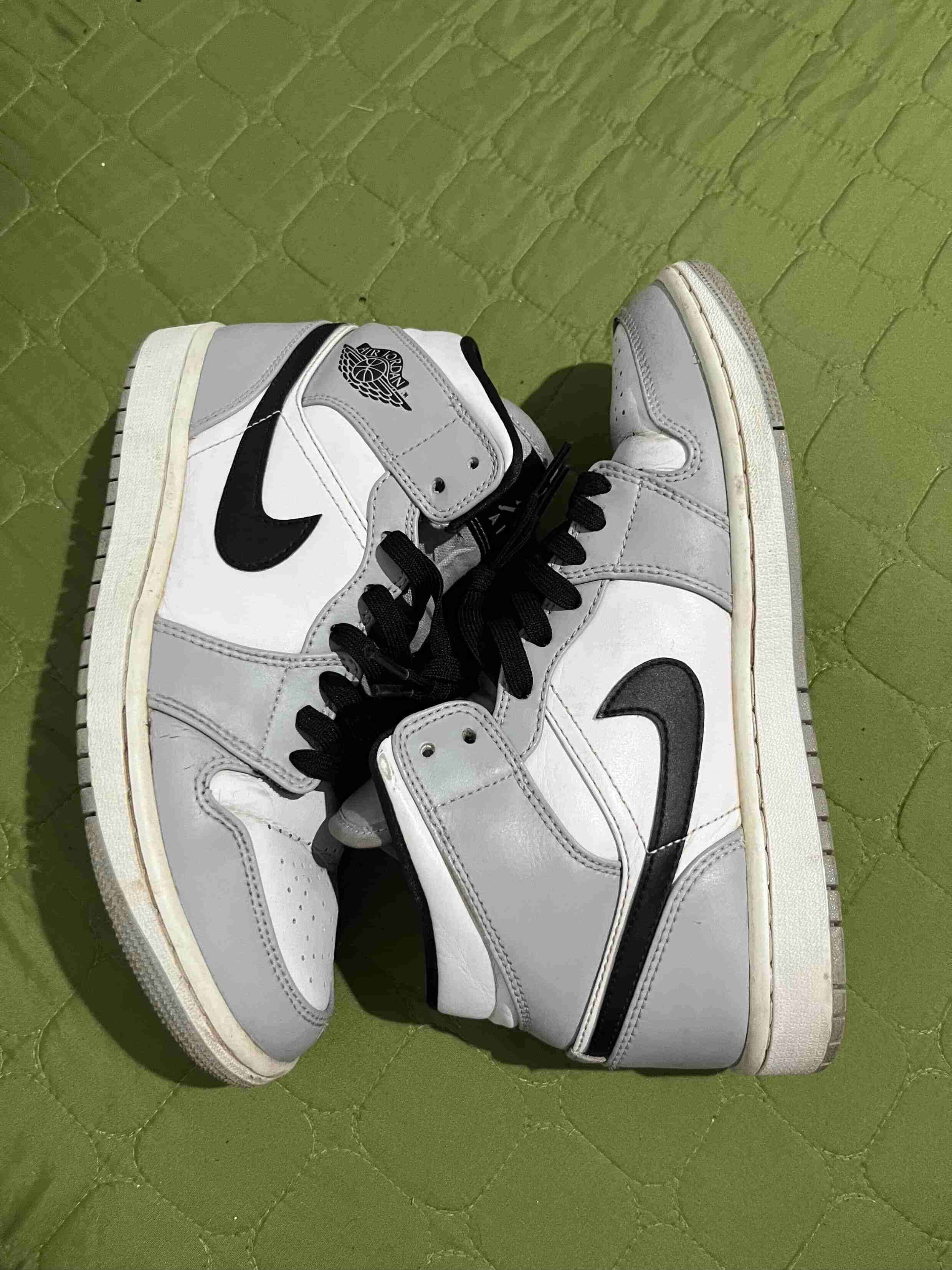 Jordan 1 mid grey smoke - miniatura 4