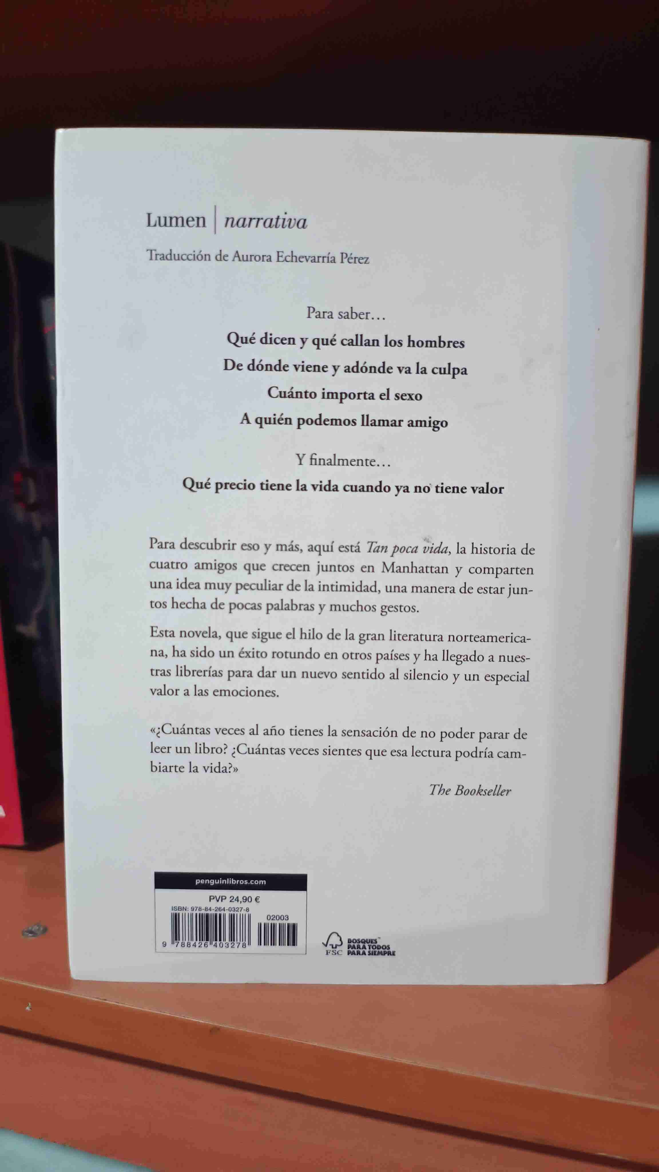 Libro Tan Poca Vida - miniatura 2