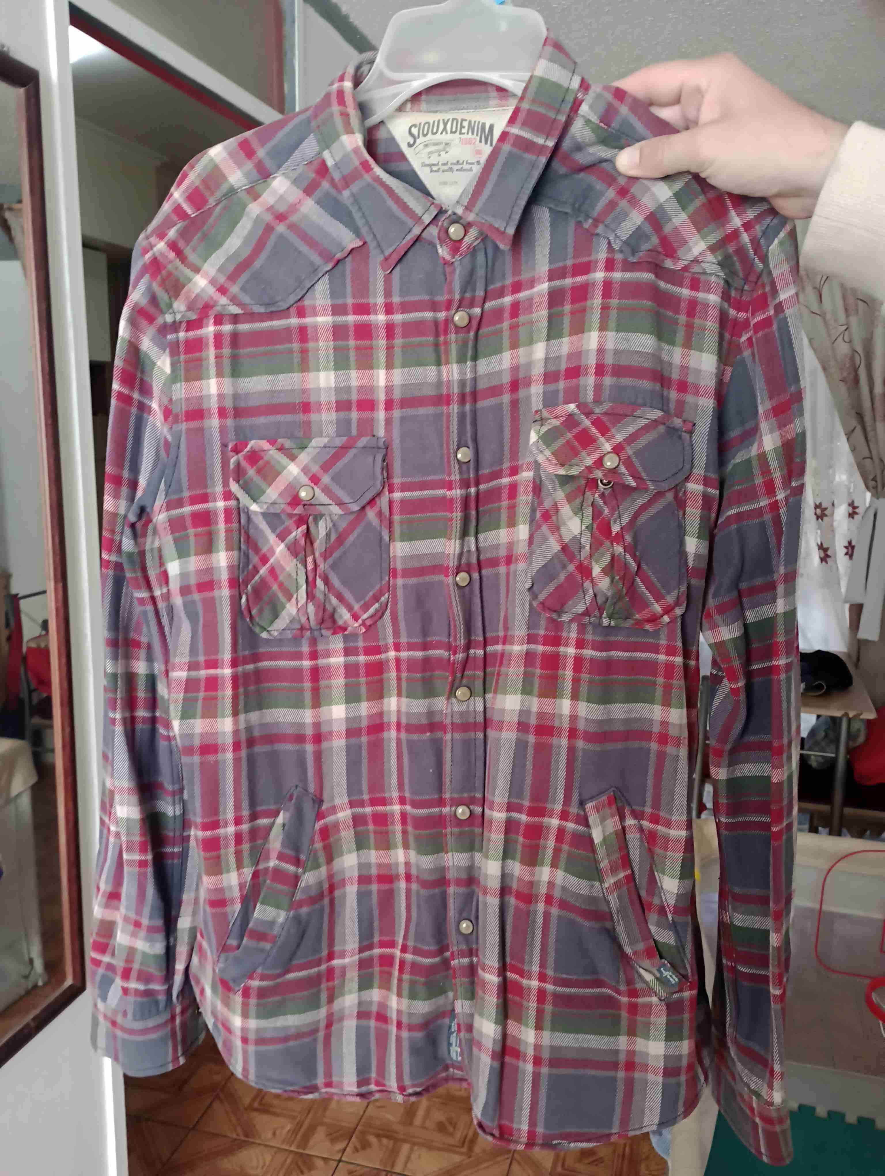 Camisa a cuadros Sioux Denim - miniatura 1