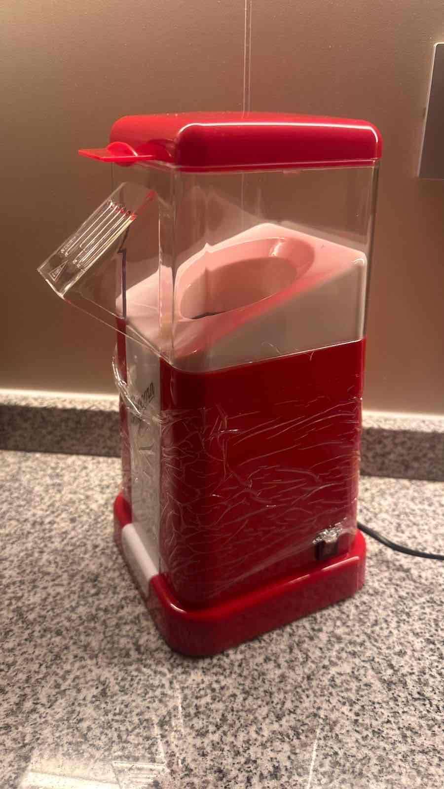 Máquina de palomitas retro roja nueva - miniatura 3