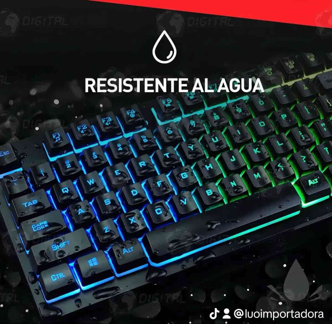 Teclado y mouse gaming RGB - miniatura 4