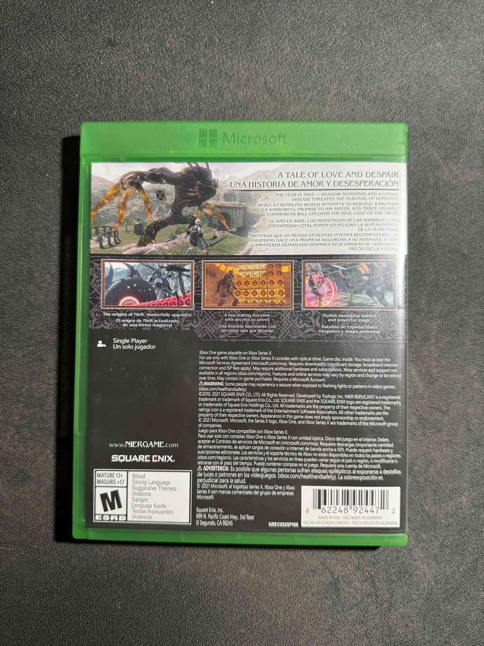 Juego Xbox One Nier Replicant - miniatura 3