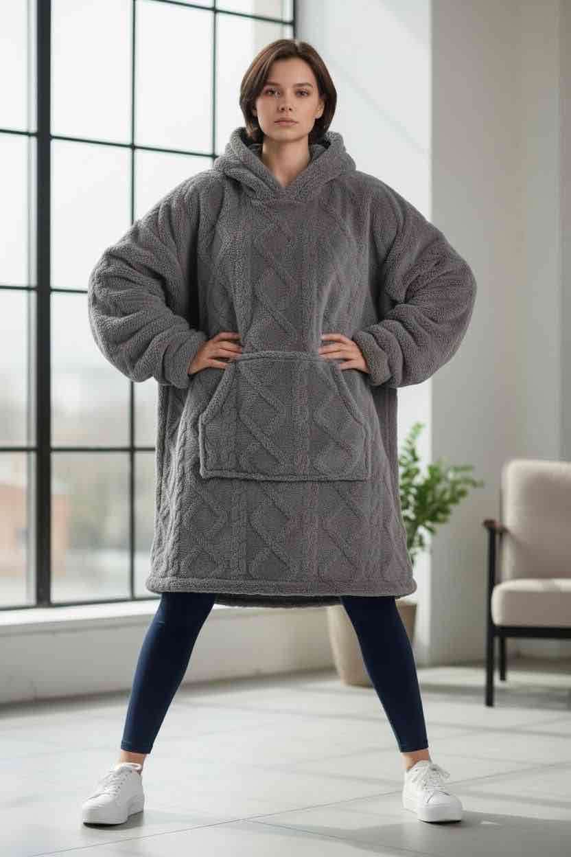 Maxi poleron sherpa chiporro - miniatura 1