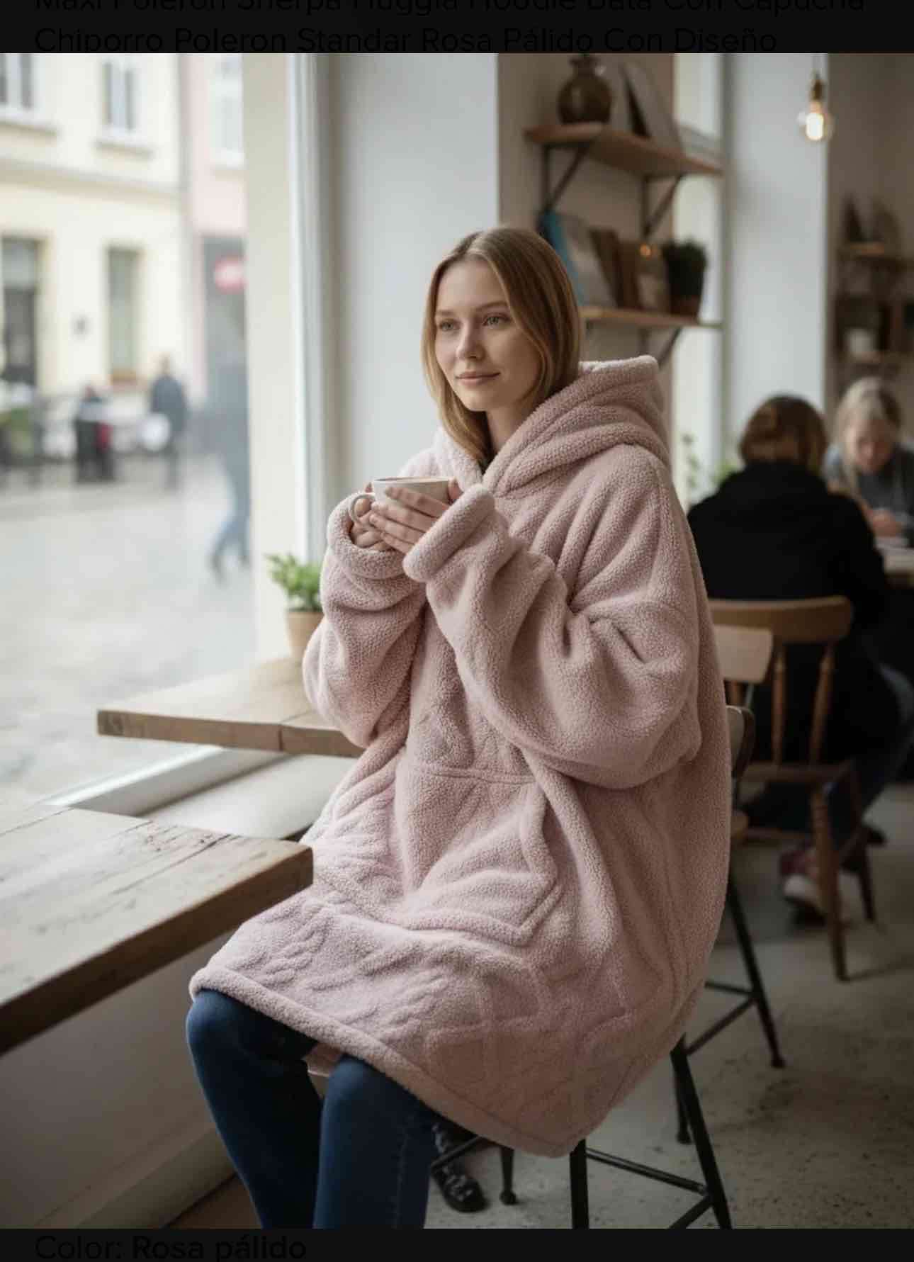 Maxi poleron sherpa chiporro - miniatura 4