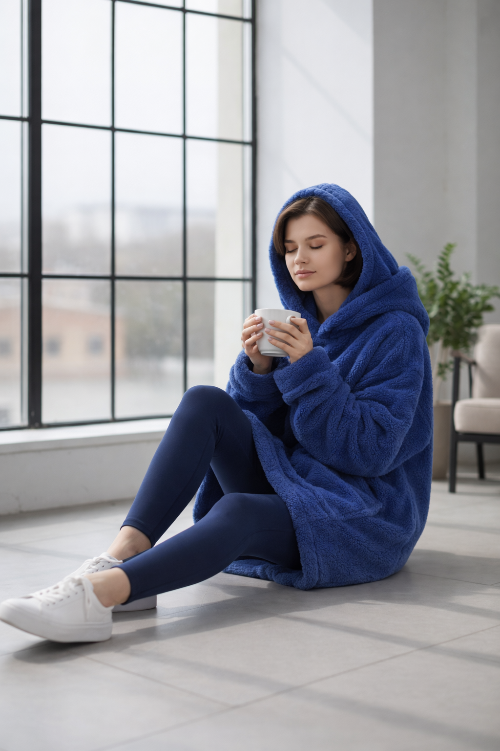 Maxi poleron sherpa chiporro - miniatura 5