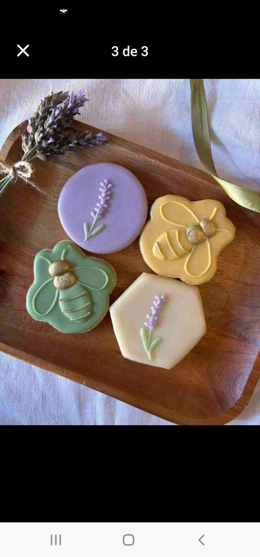 Alfajores y galletas decorados Día de la Madre - miniatura 4