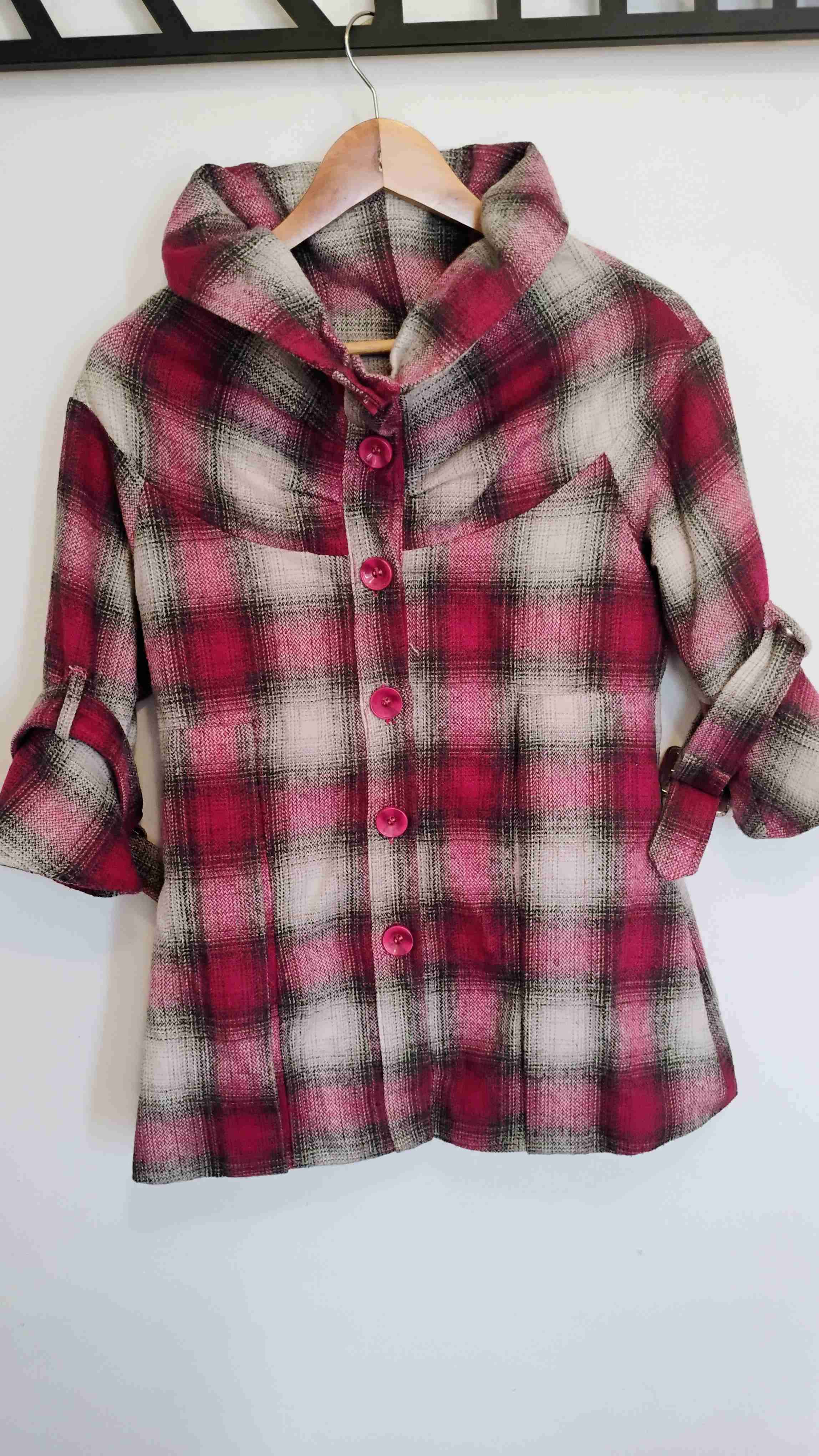 Chaqueta de cuadros rosa - miniatura 2