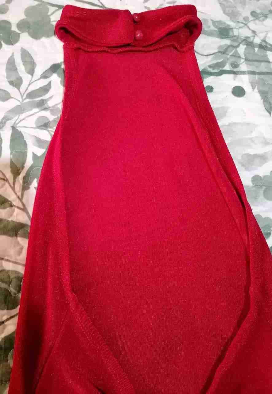 Vestido Rojo Austado - miniatura 2