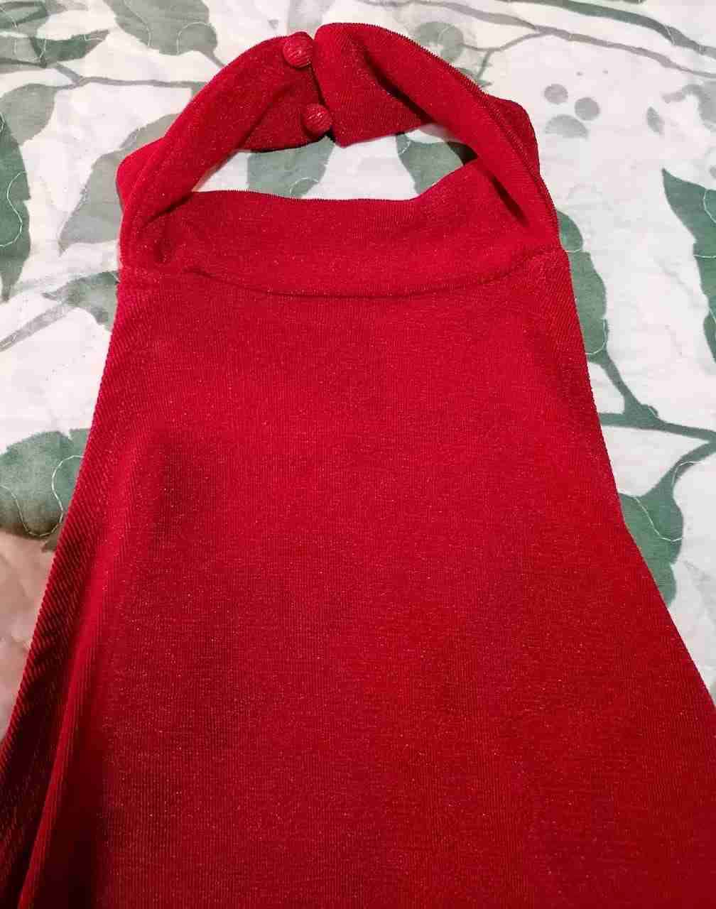 Vestido Rojo Austado - miniatura 3
