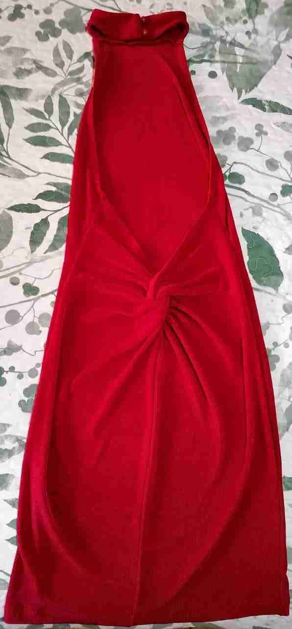 Vestido Rojo Austado - miniatura 4