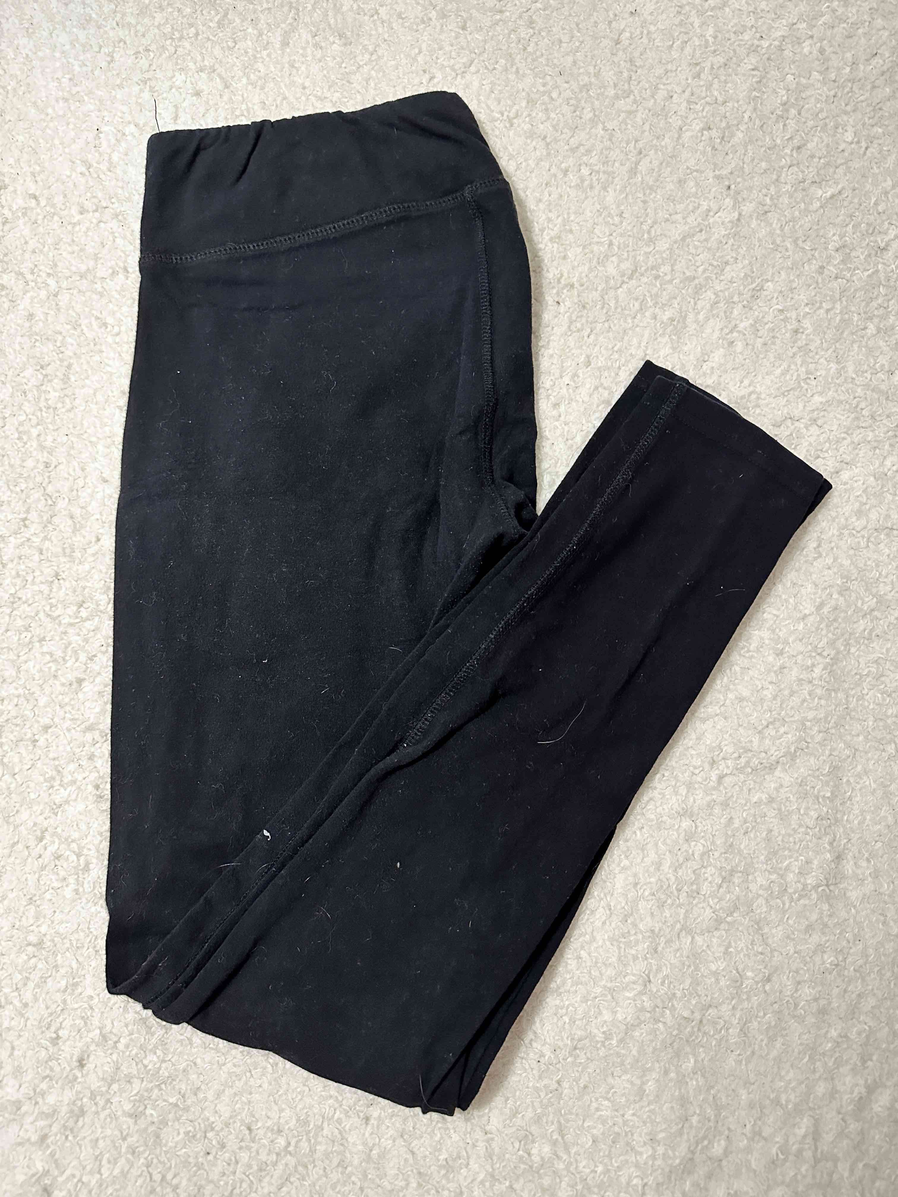 Leggings negros básicos de marca - miniatura 1