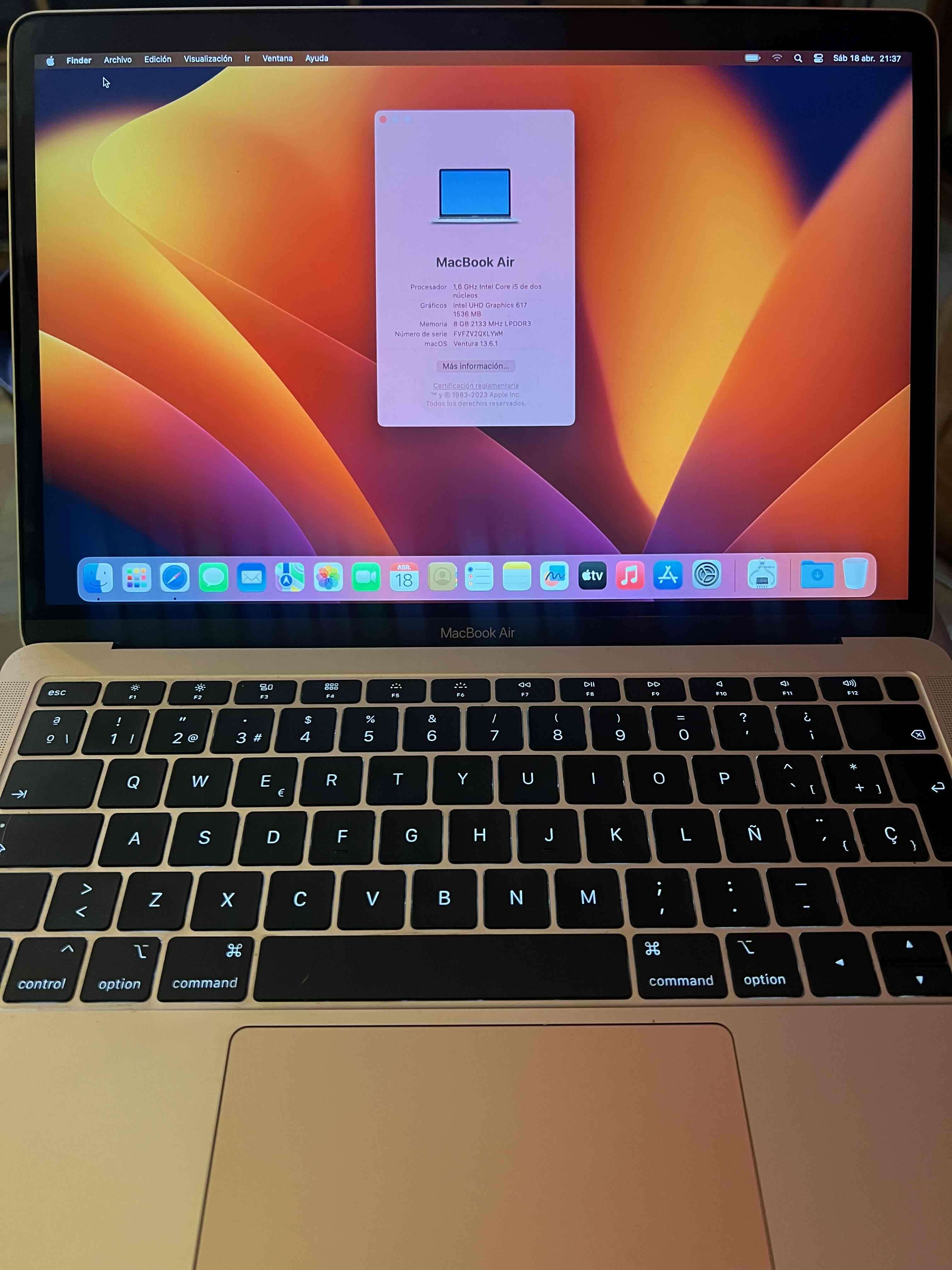 Macbook air gold 2020 - miniatura 3