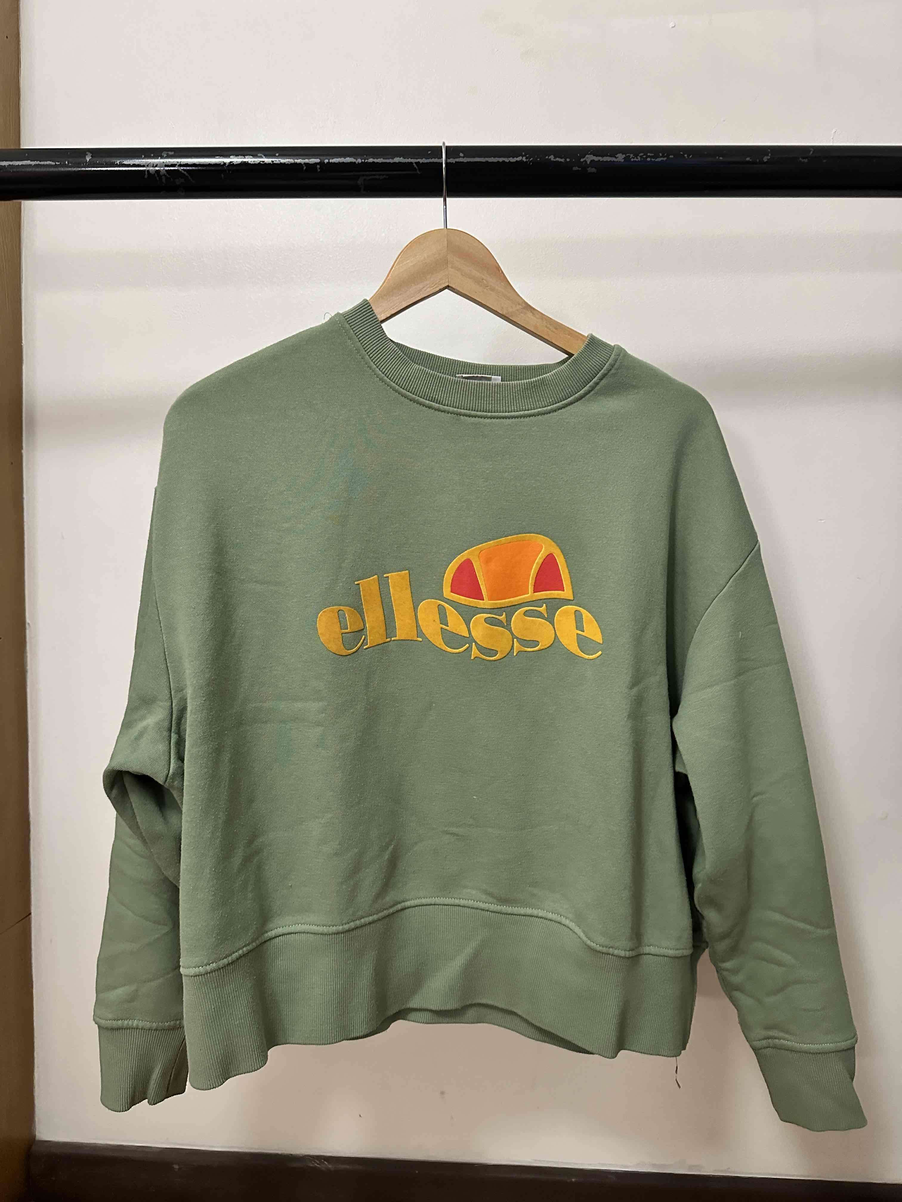 Polerón verde con logo Ellesse - miniatura 1