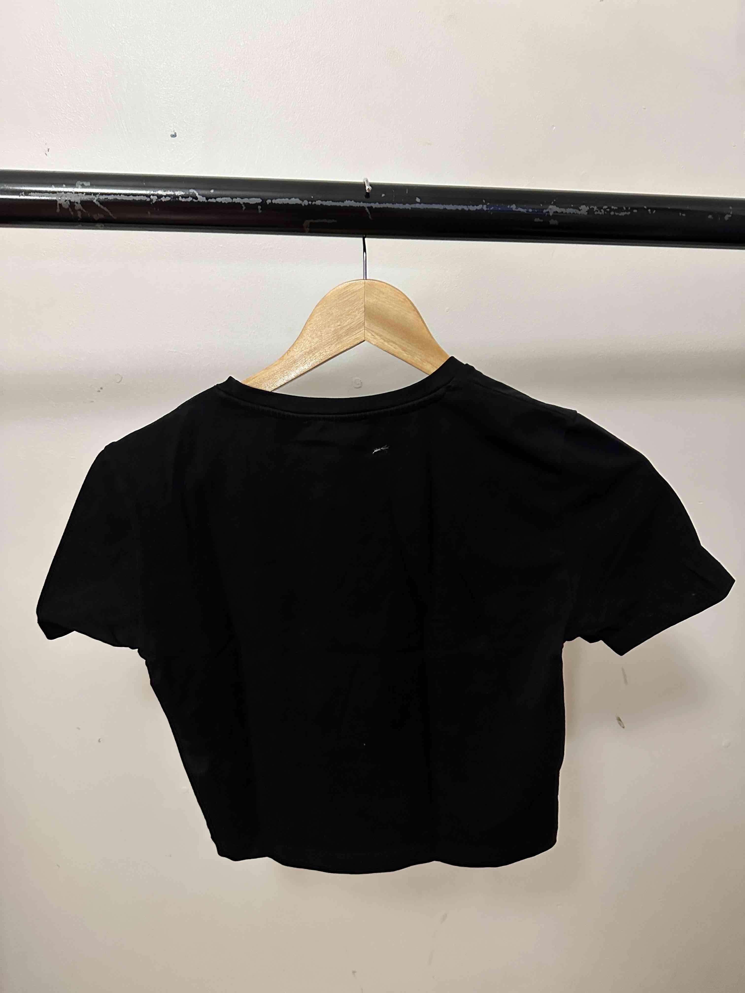 Polera negra básica Zara - miniatura 2