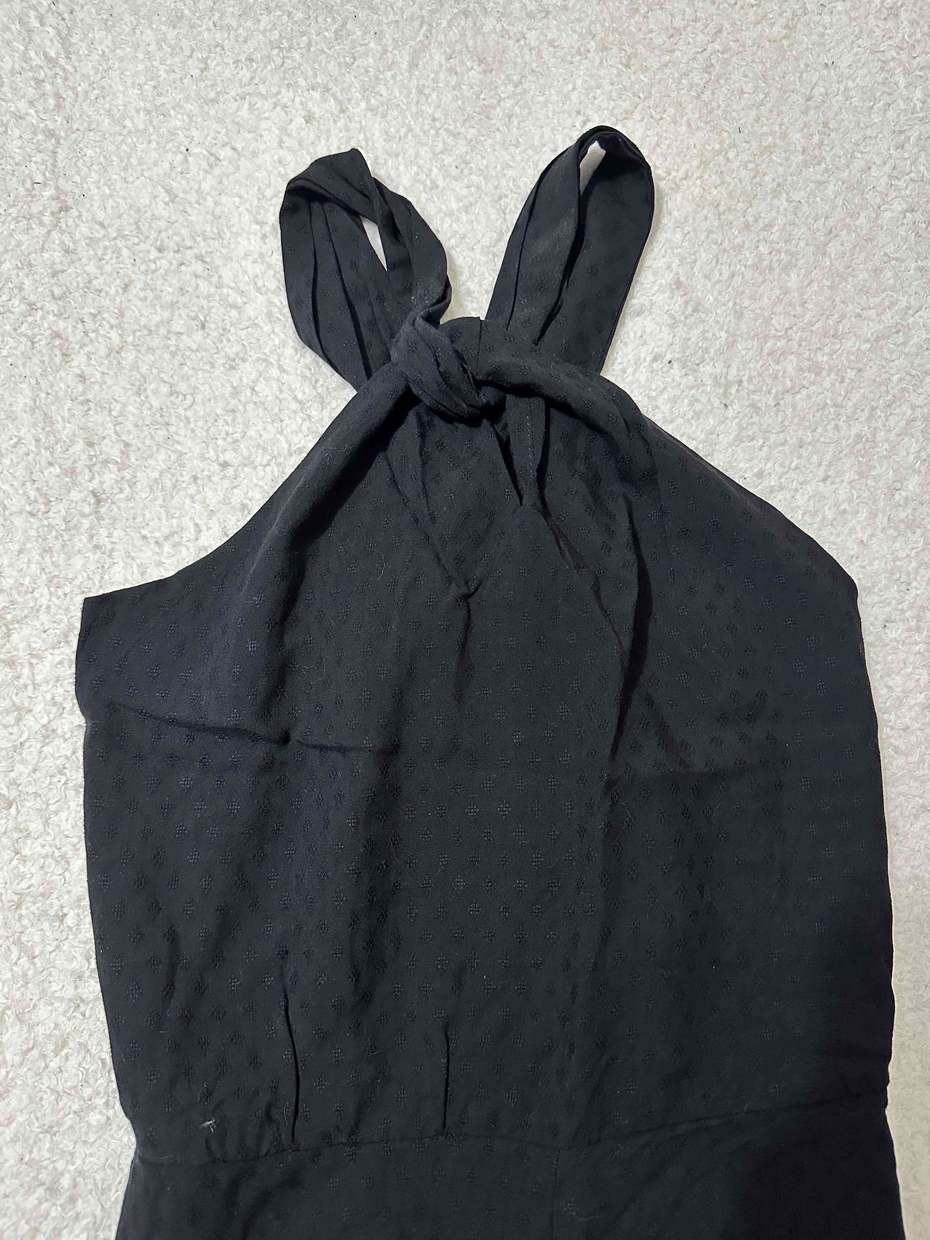 Enterito negro con tirantes - miniatura 1