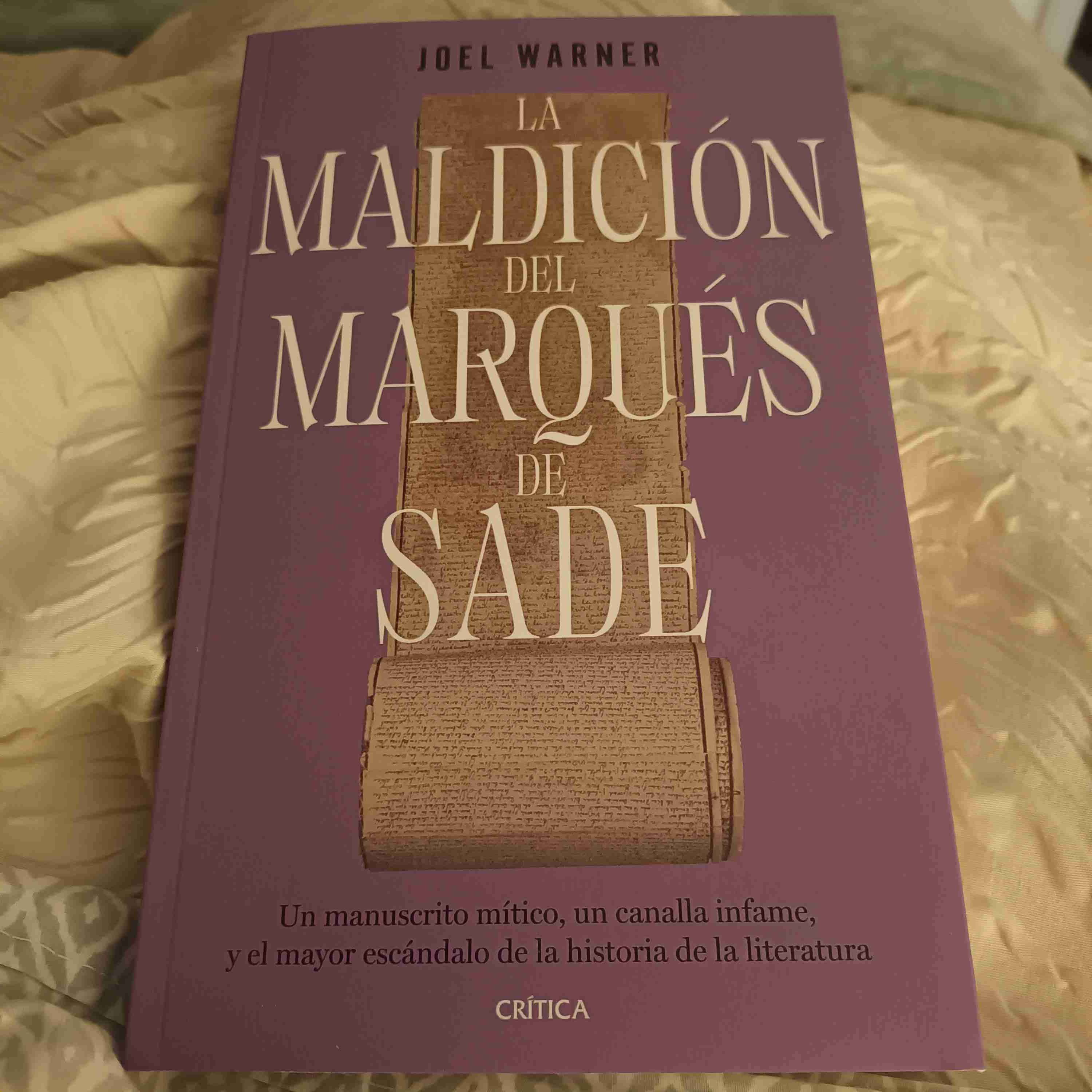 Libro 'La Maldición del Marqués de Sade' - miniatura 1