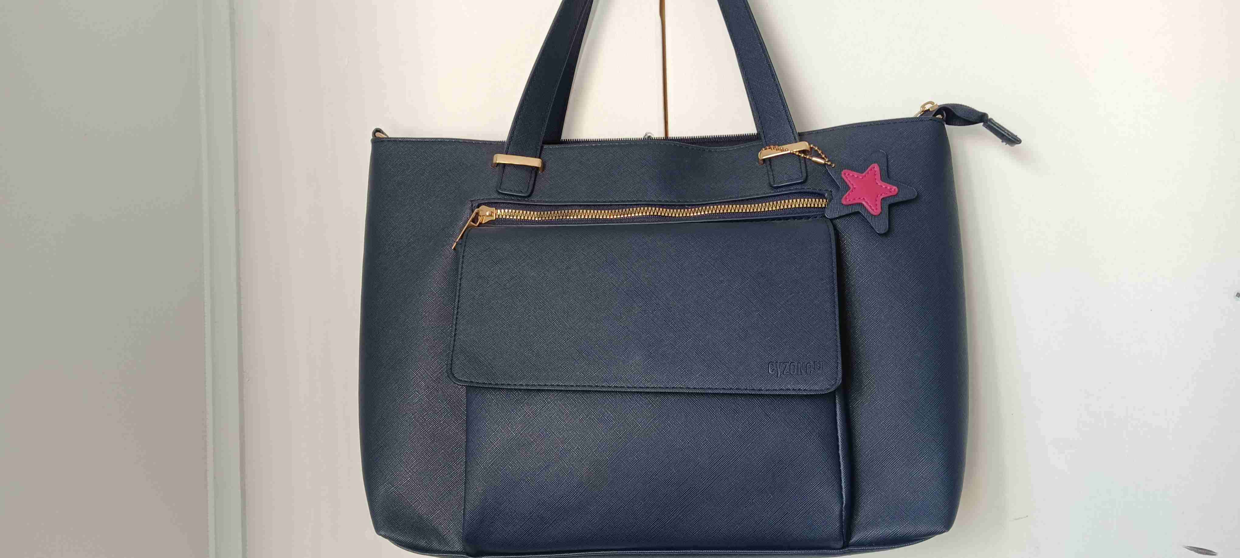 Cartera azul con bolsillos - miniatura 2