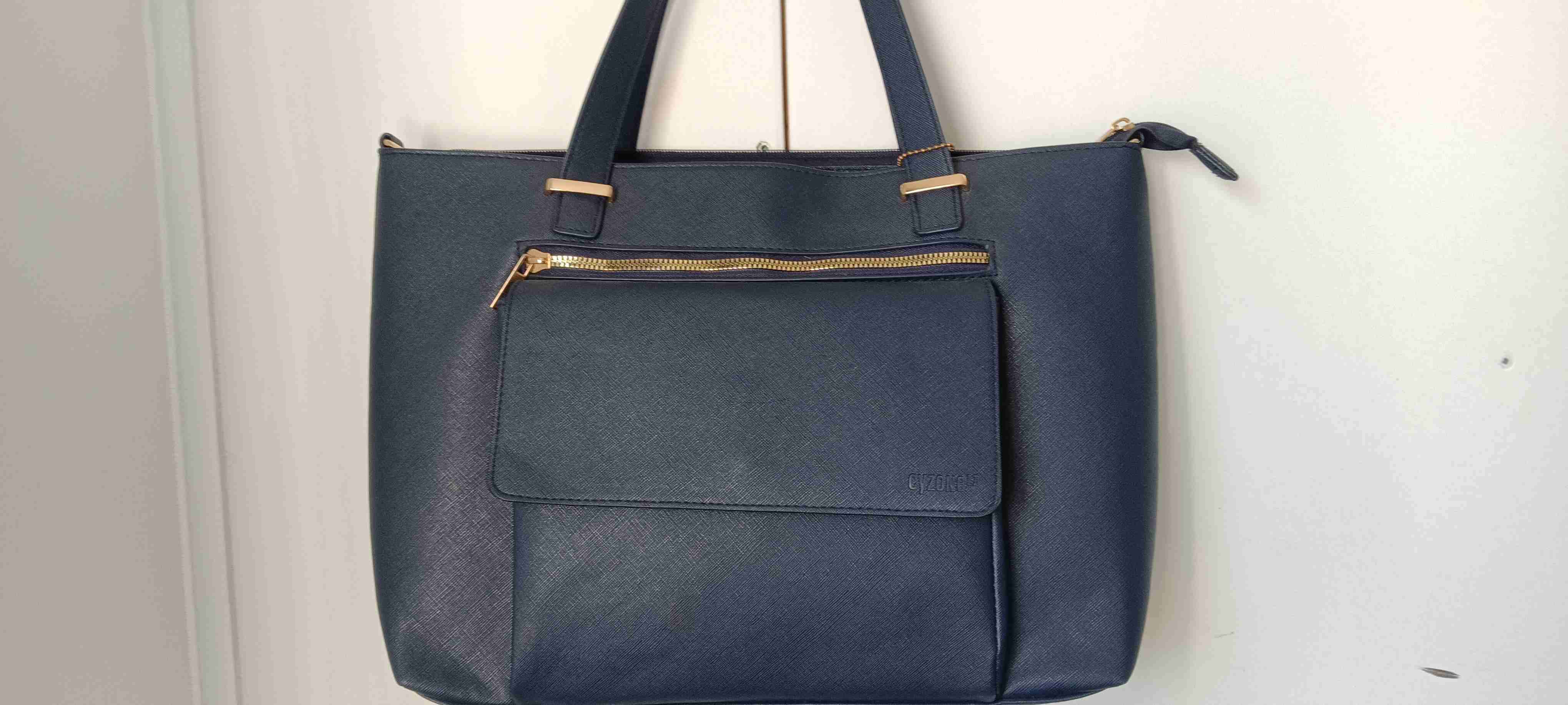 Cartera azul con bolsillos - miniatura 3