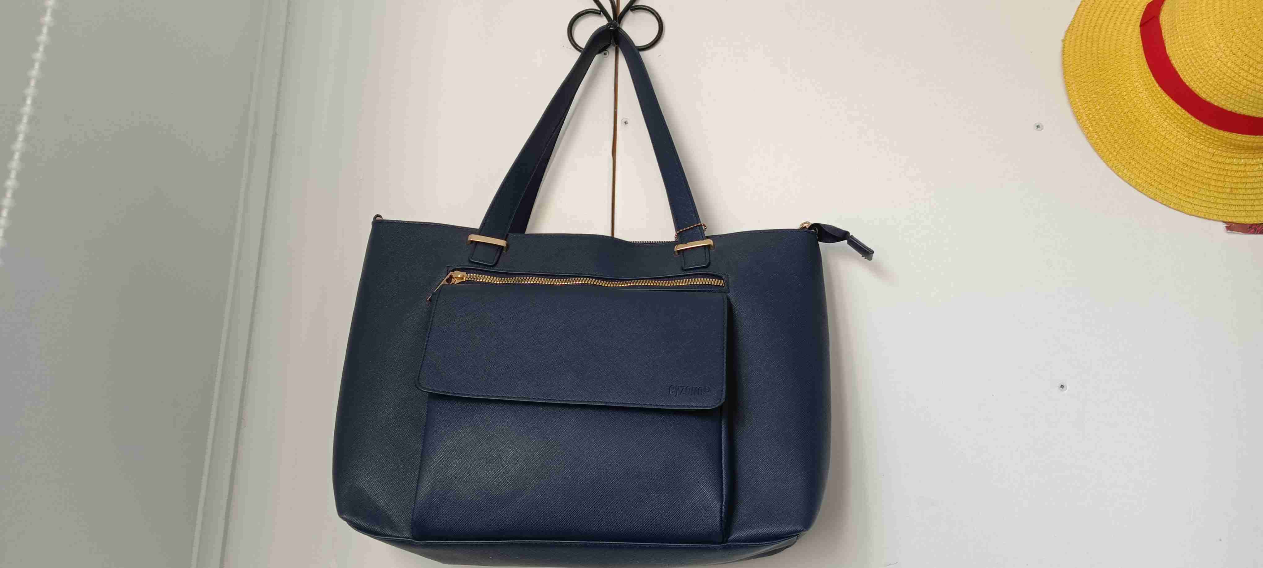 Cartera azul con bolsillos - miniatura 4