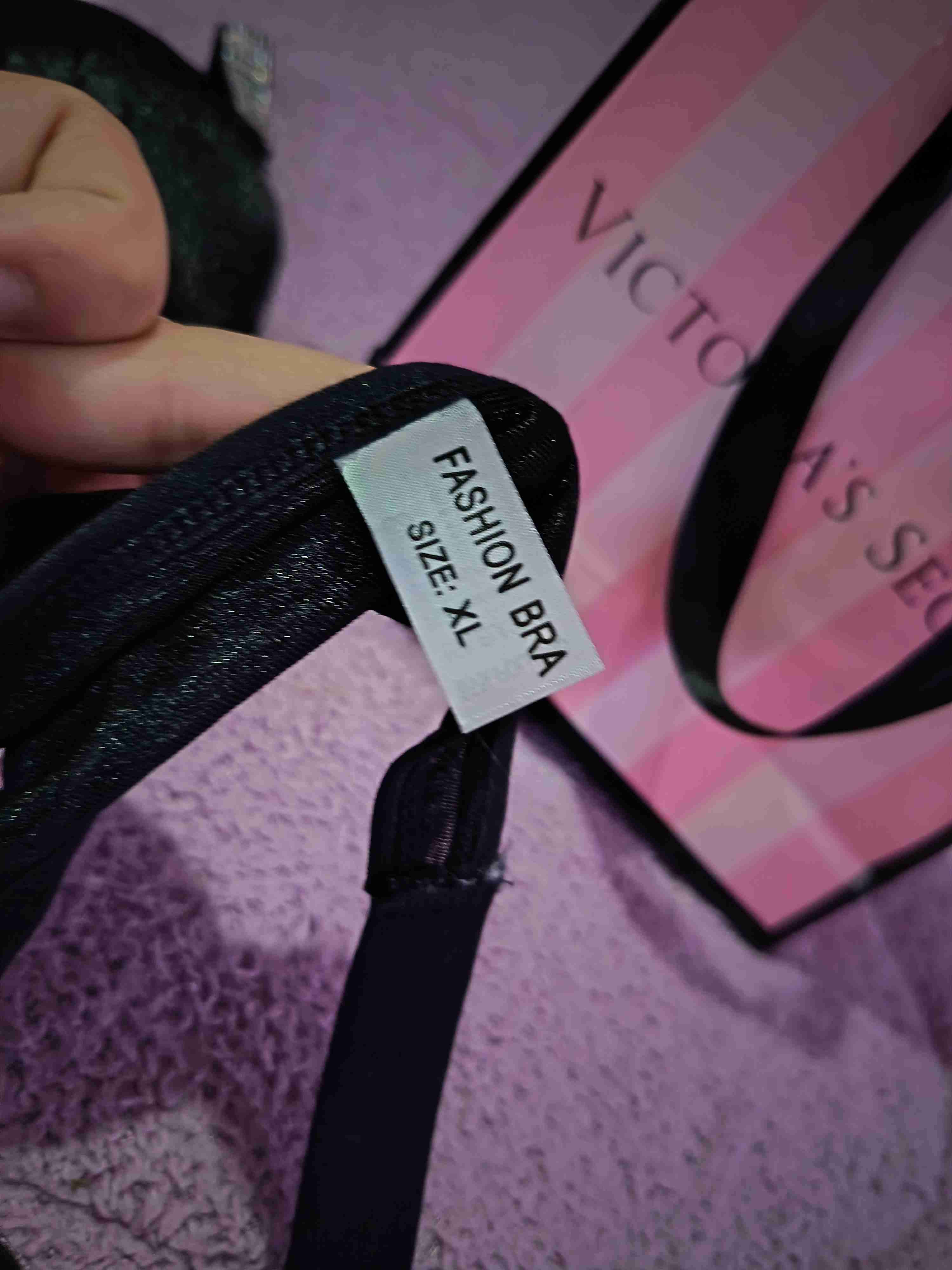 Conjunto lencería negro con brillantes XL - miniatura 2