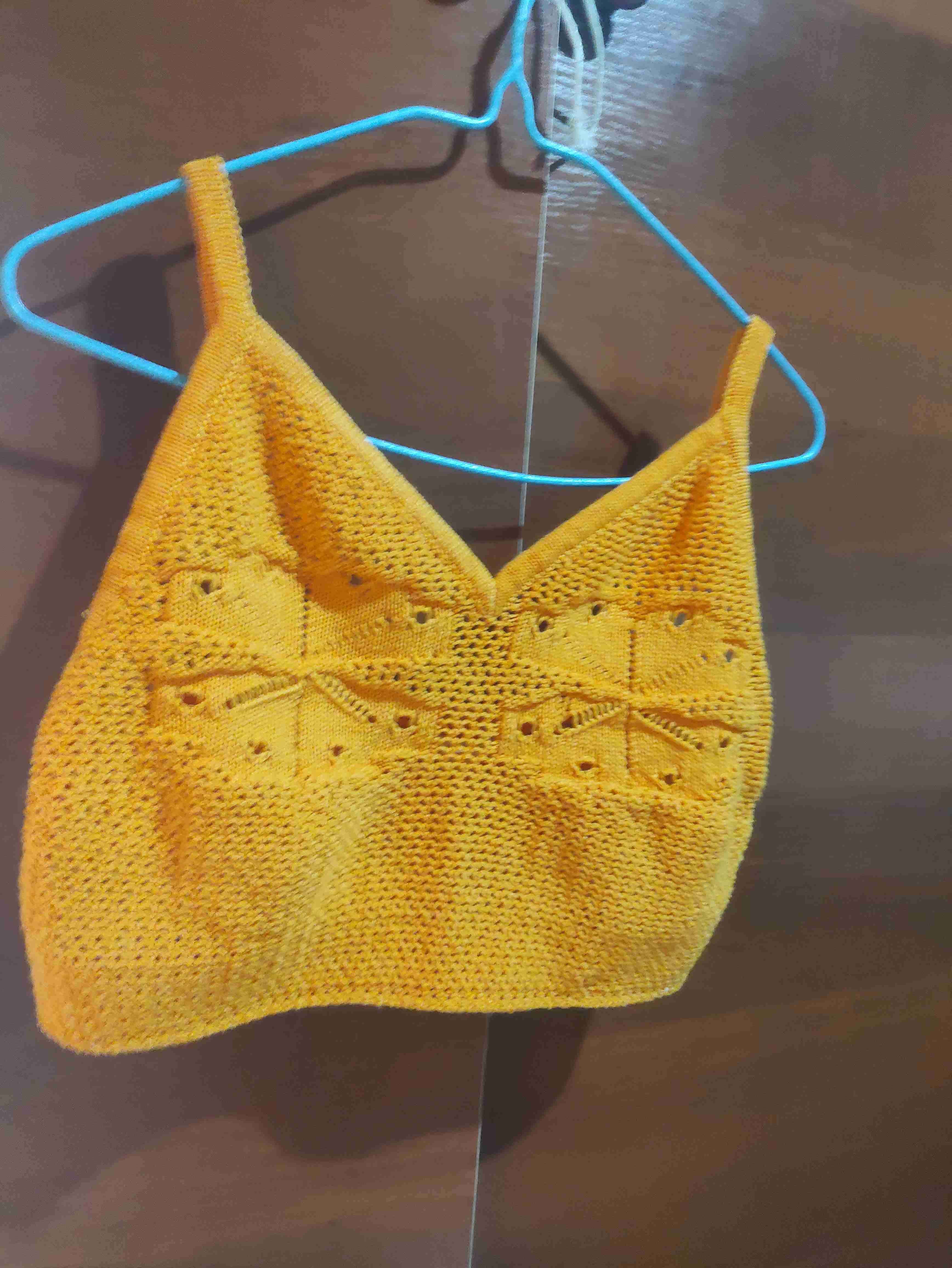 Suéter tejido naranja H&M talla L - miniatura 2