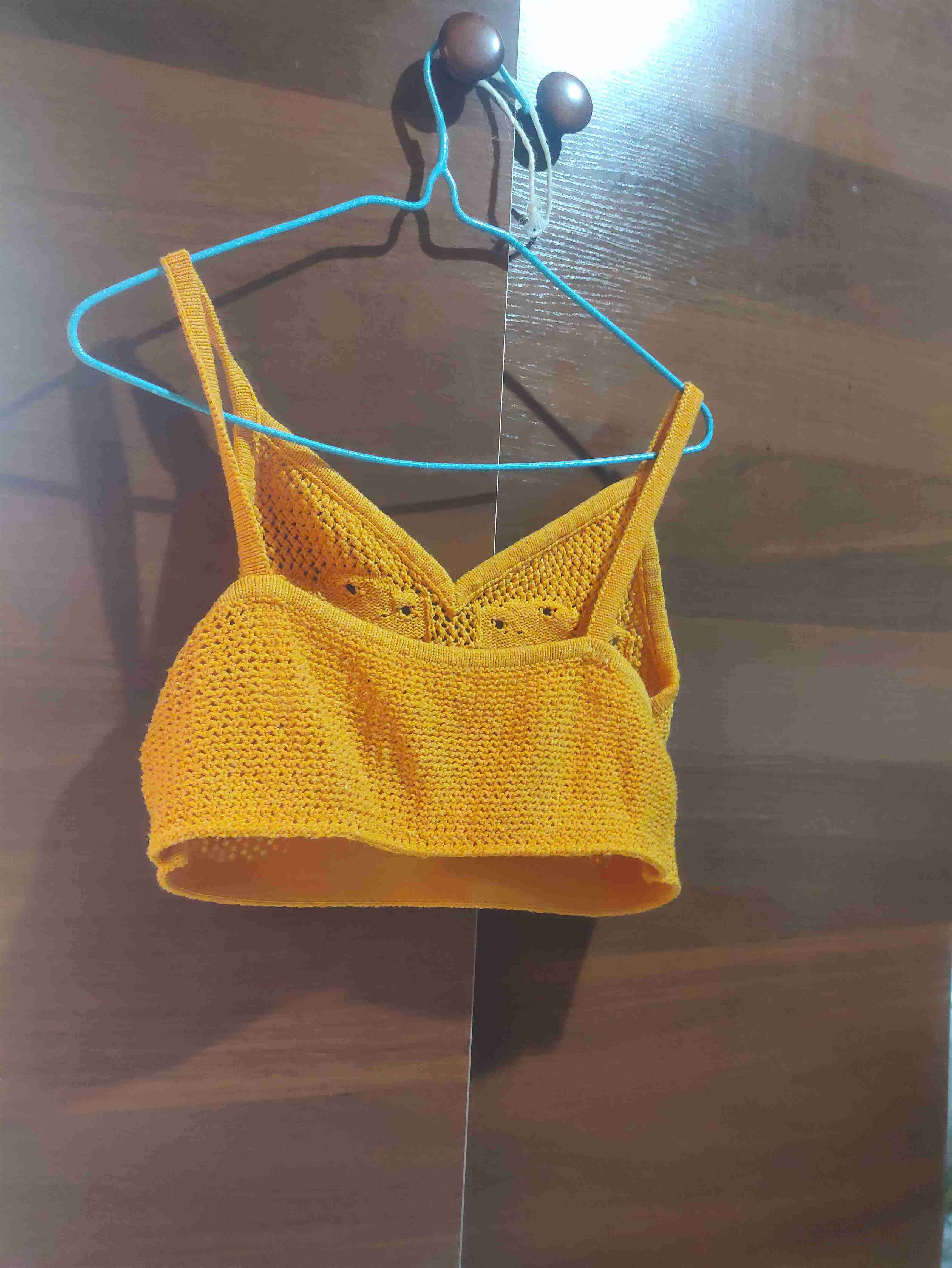 Suéter tejido naranja H&M talla L - miniatura 3
