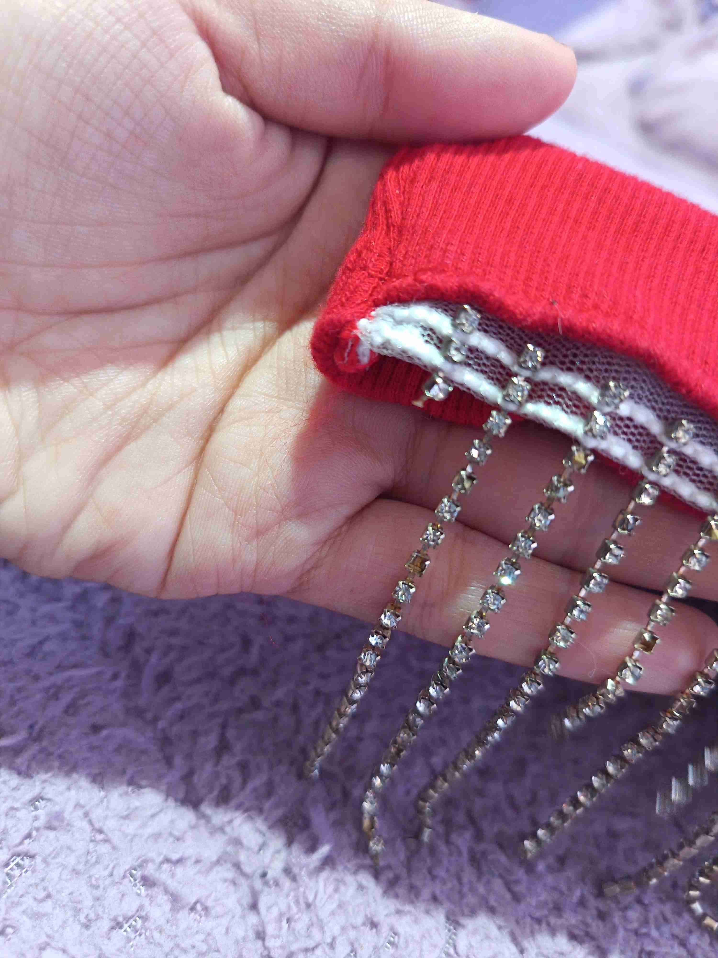 Conjunto rojo con falda larga - miniatura 5