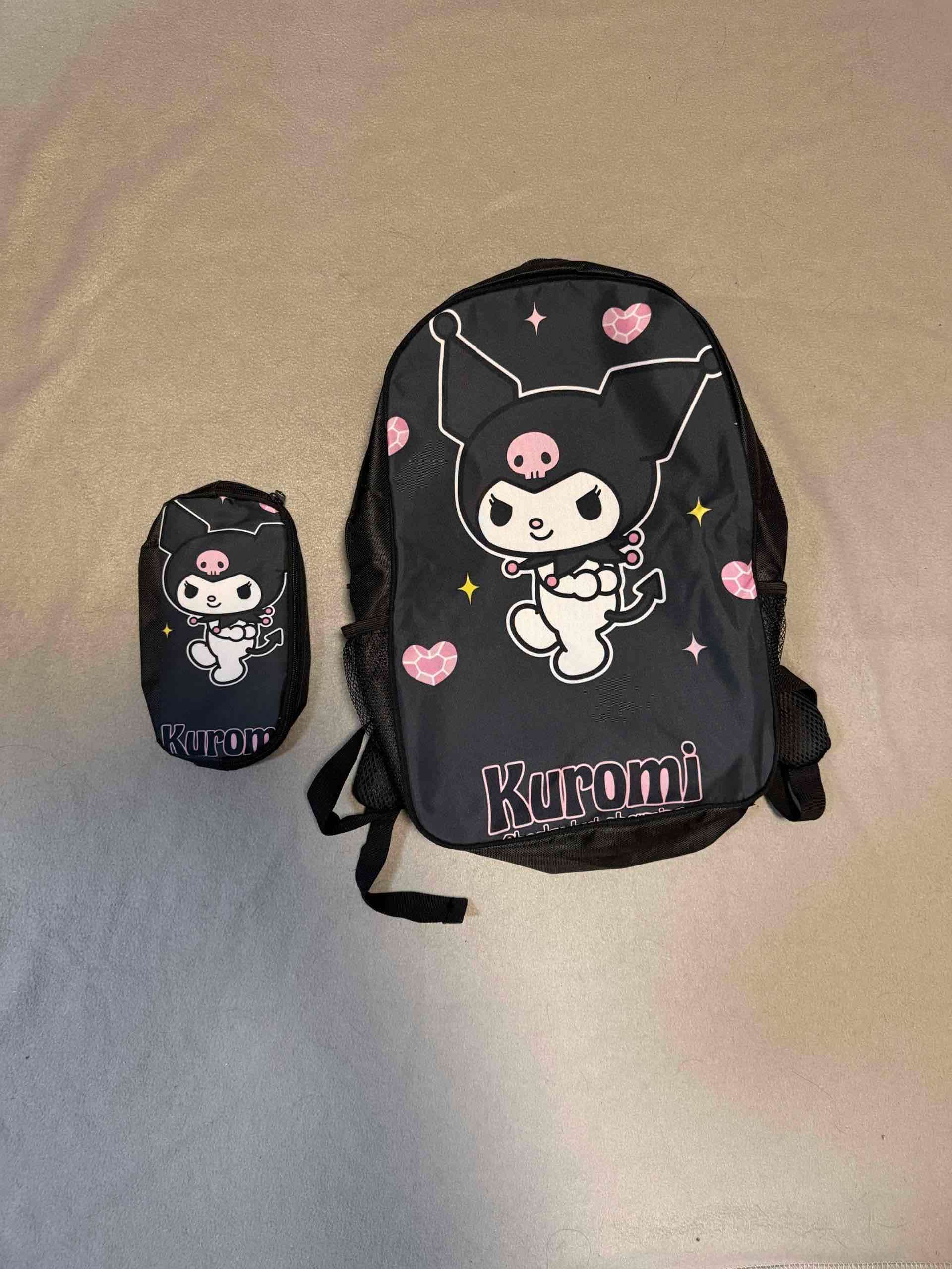 Mochila y estuche Kuromi