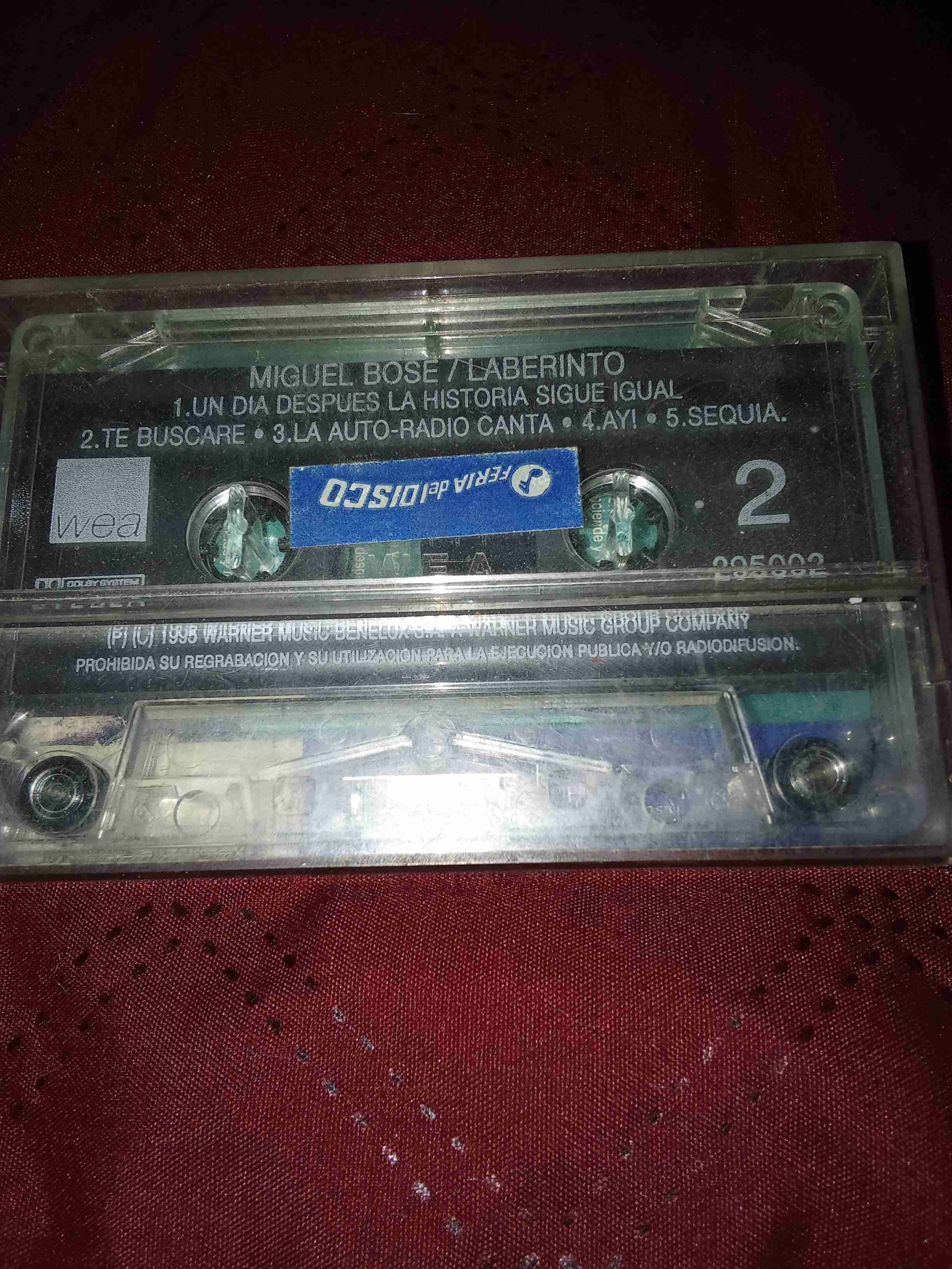 Cassette Miguel Bosé Laberinto - miniatura 3