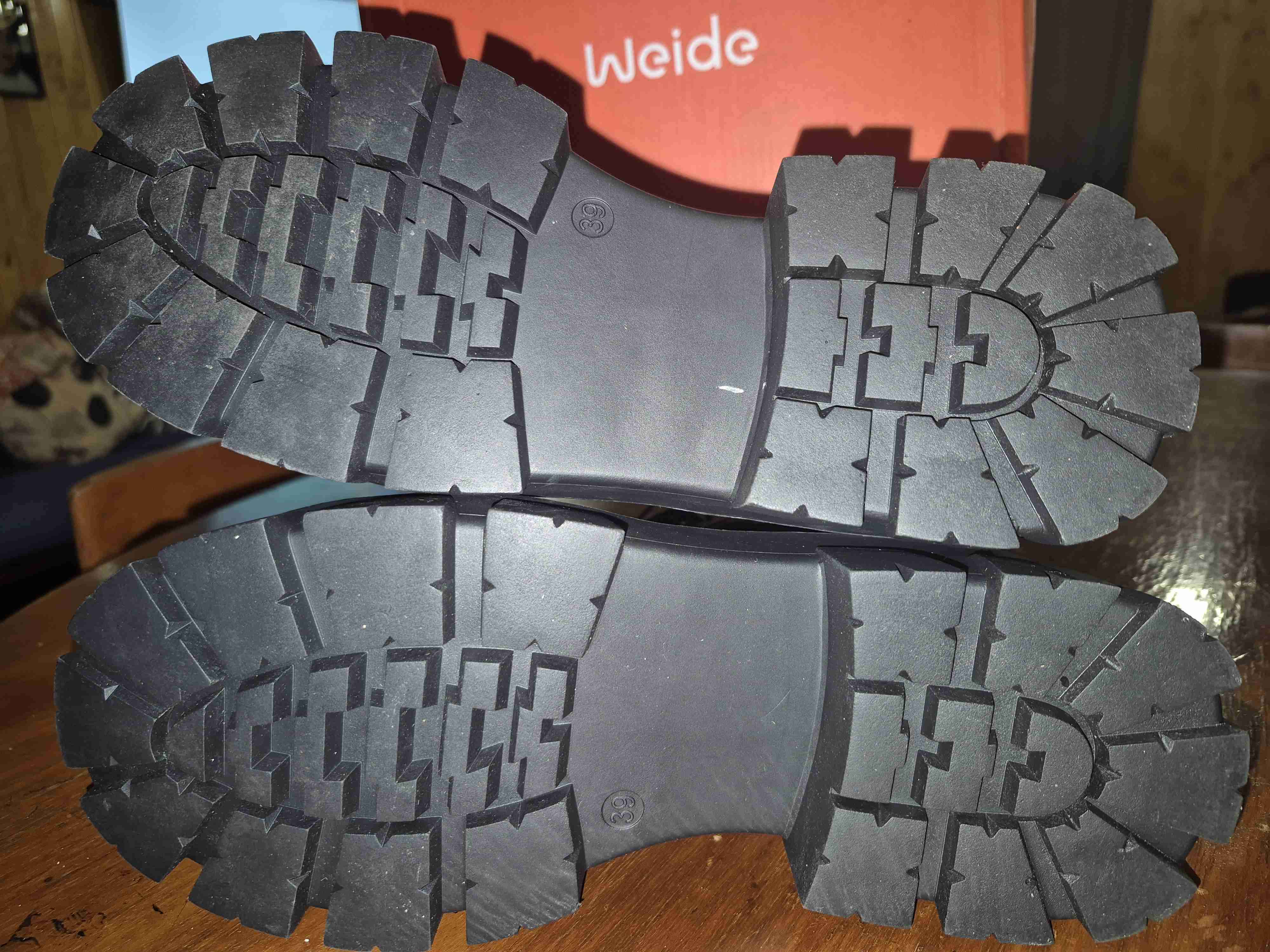 Botas de cuero burdeo Weide - miniatura 4