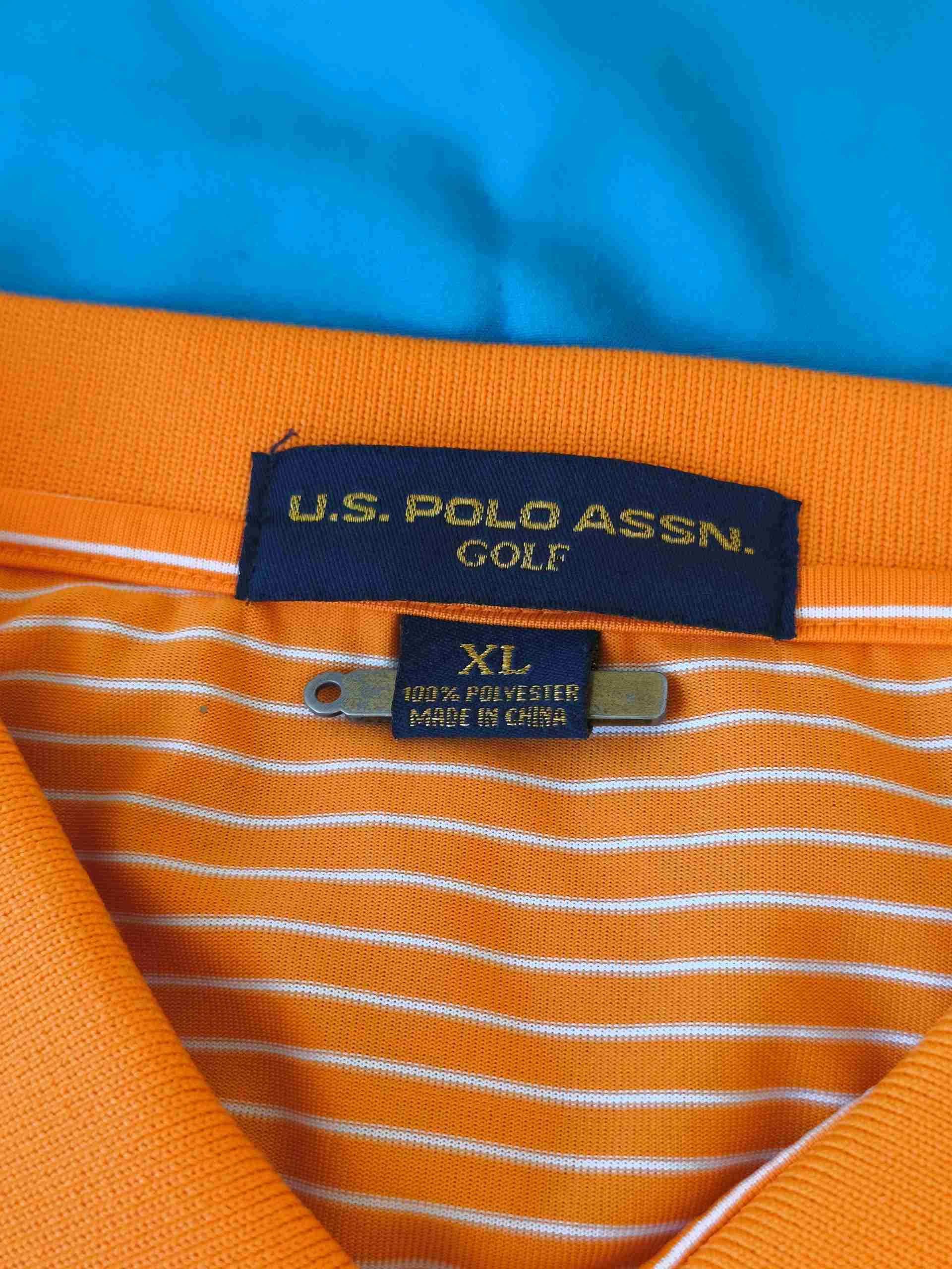 Polera rayada naranja marca Polo - miniatura 2