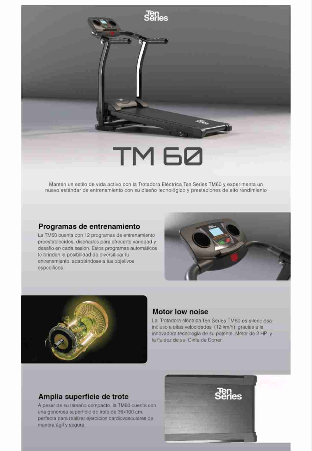 Trotadora eléctrica negra - miniatura 6