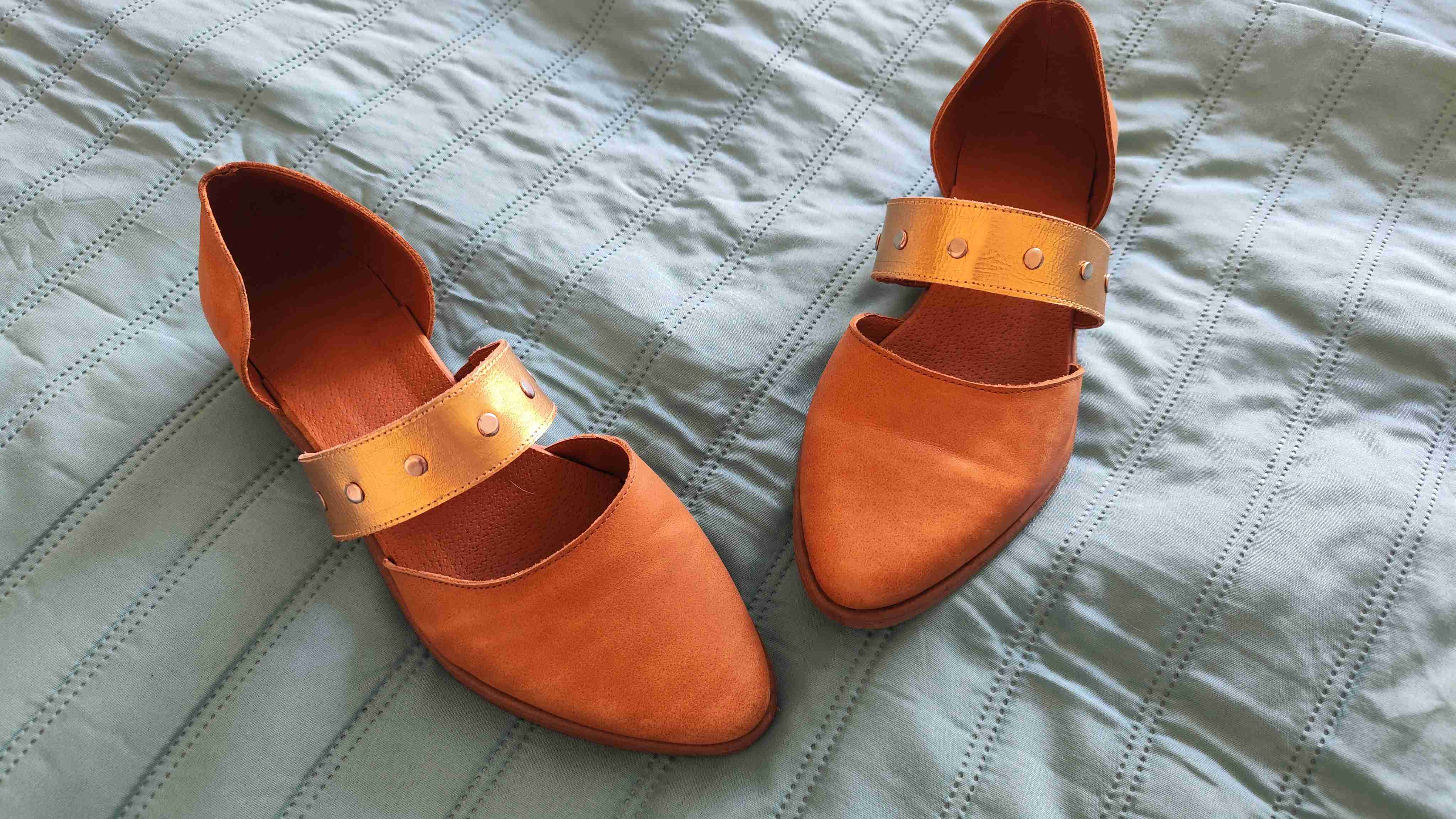 Zapatos planos de cuero - miniatura 1